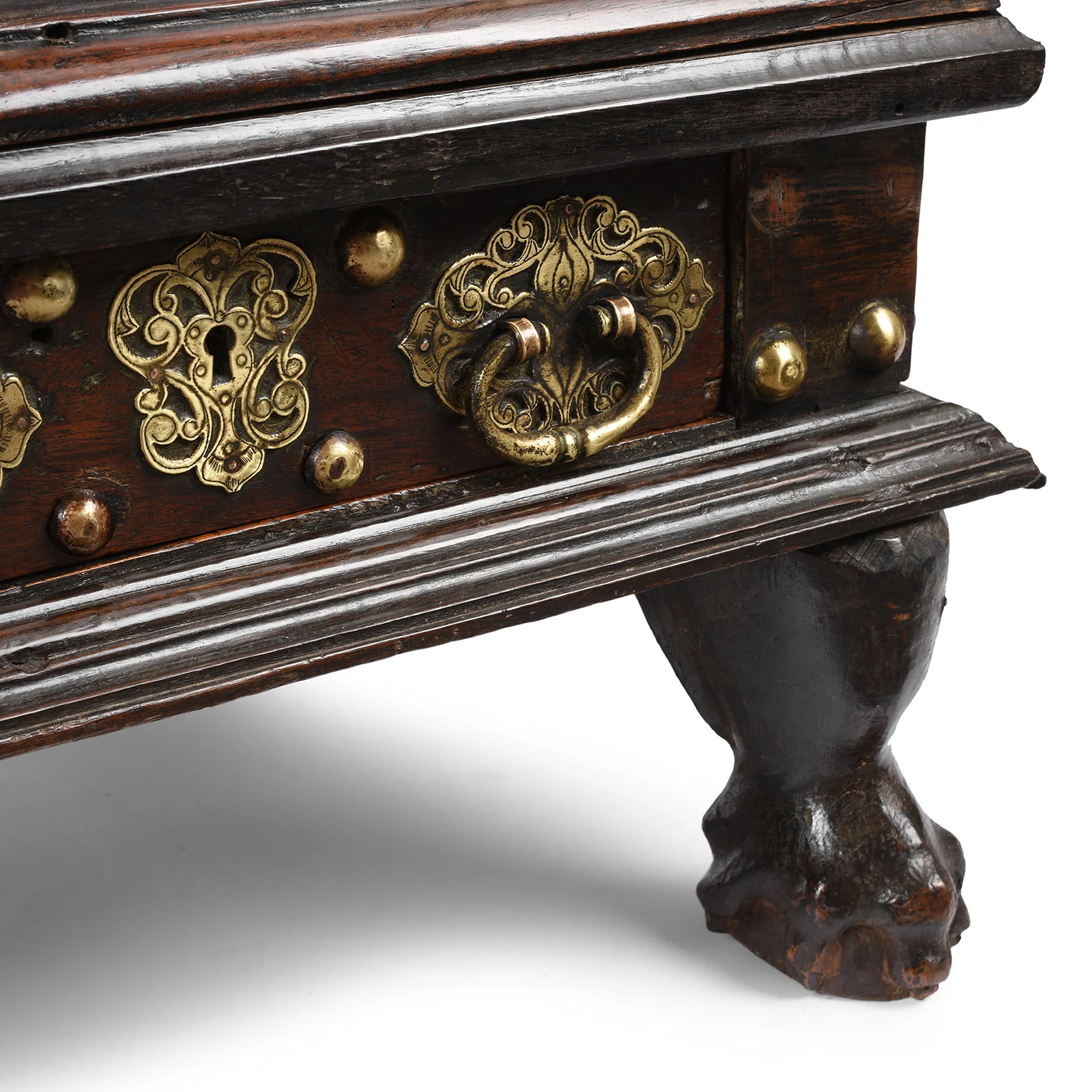 Dutch Colonial Chest from Ceylon - 18th Century - Image 9
