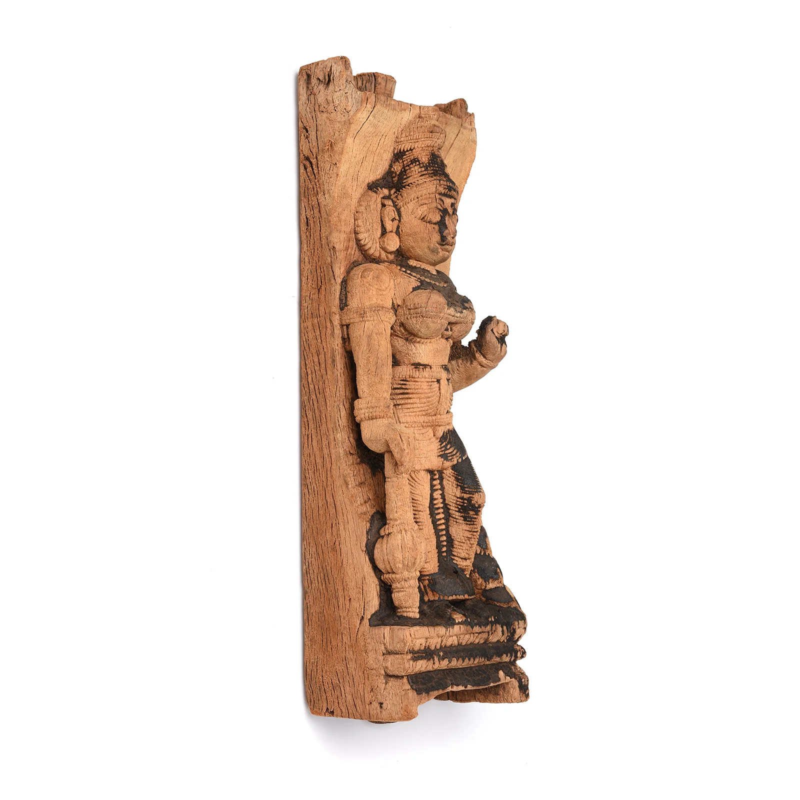 Dvarapala Guardian Chariot Carving - 19th Century - Image 3