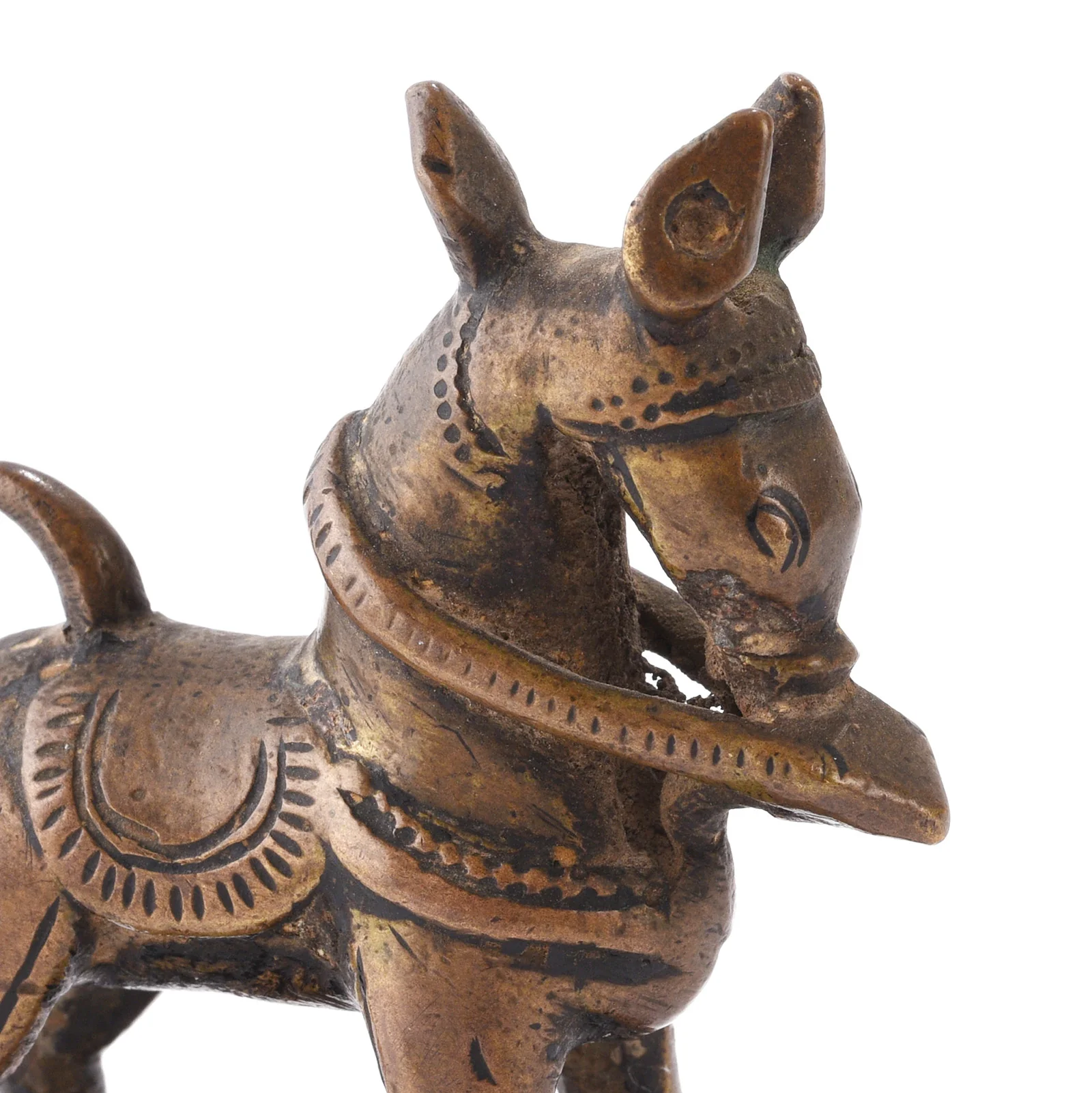 Early 19thC Bronze Horse From The Deccan - Image 2