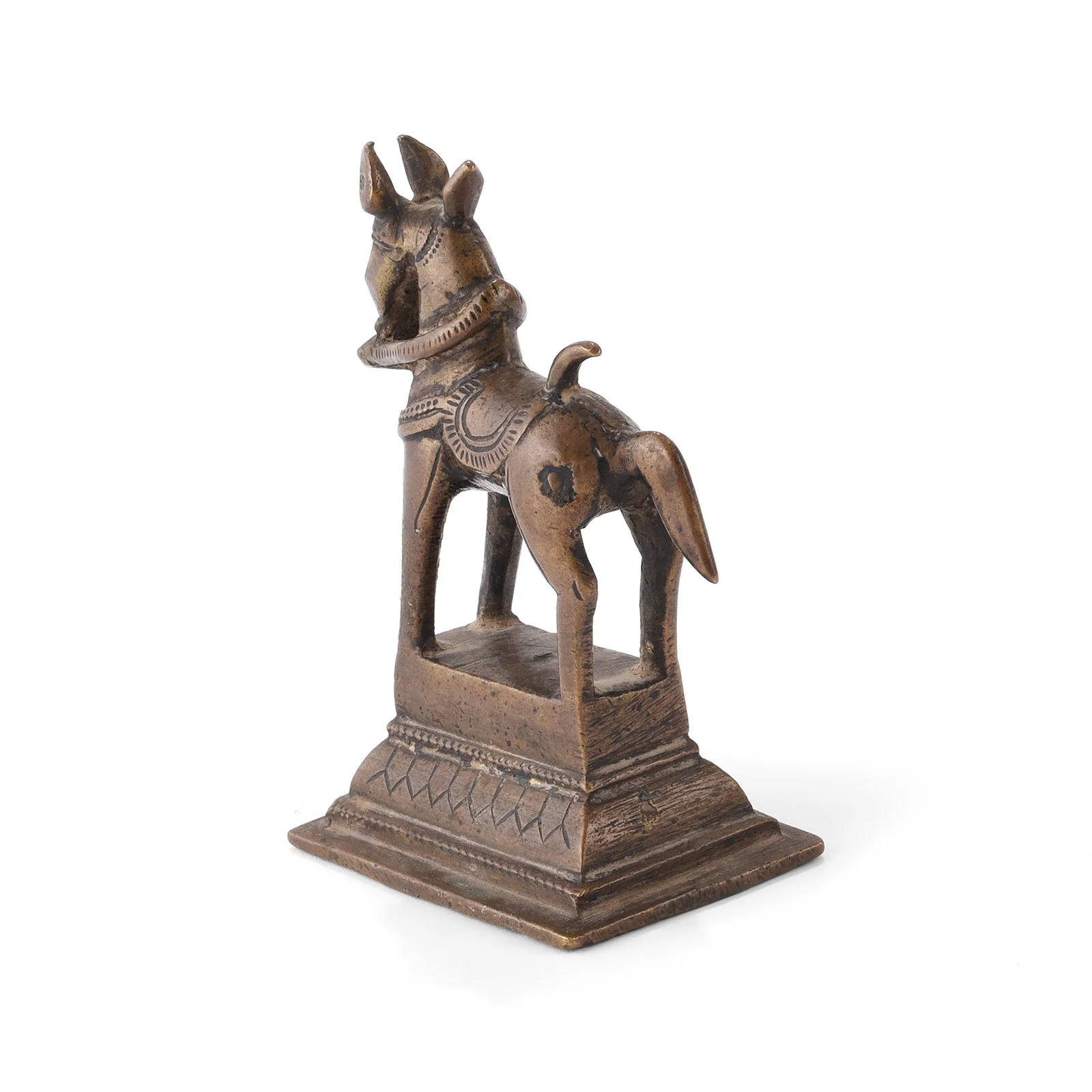 Early 19thC Bronze Horse From The Deccan - Image 3