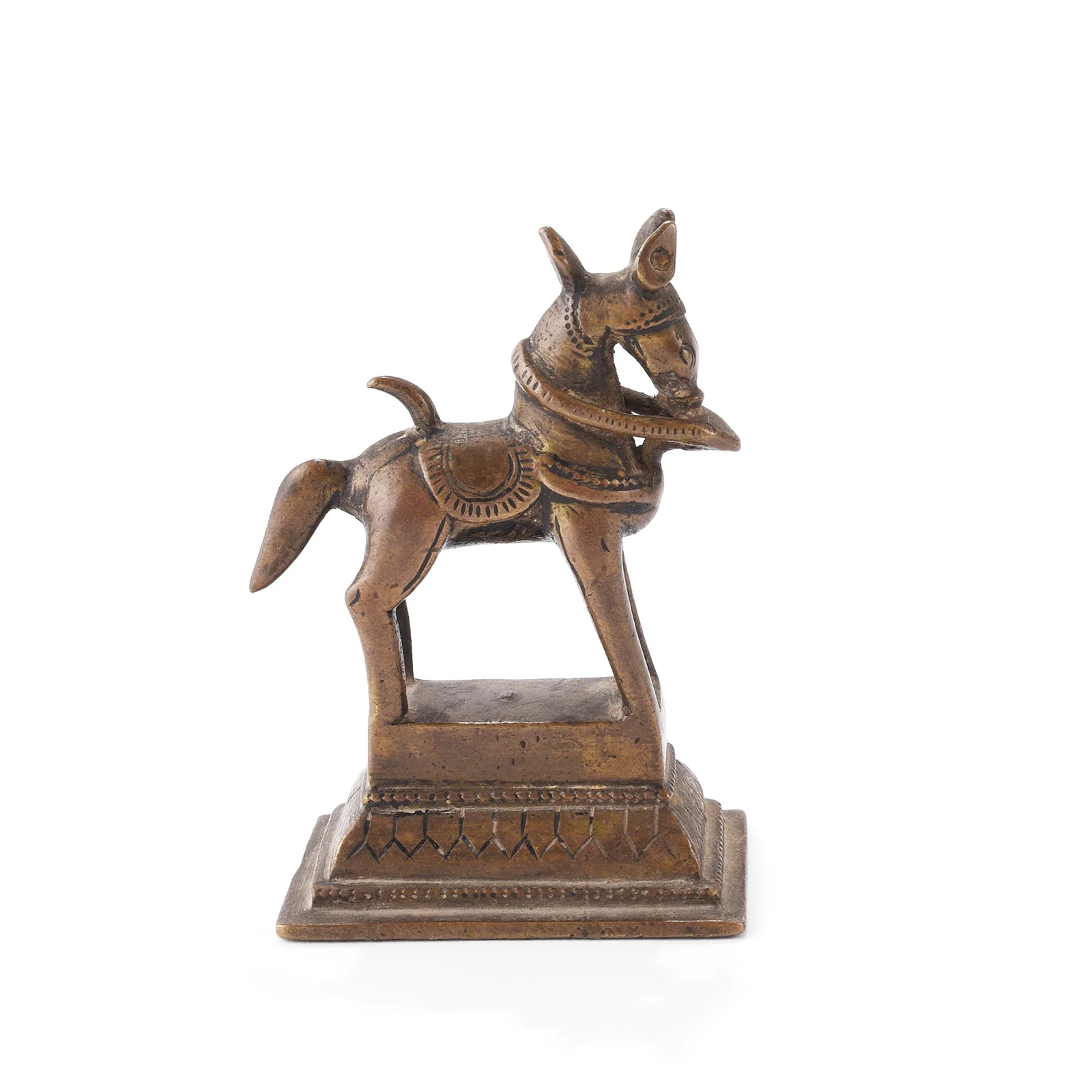 Early 19thC Bronze Horse From The Deccan - Image 4