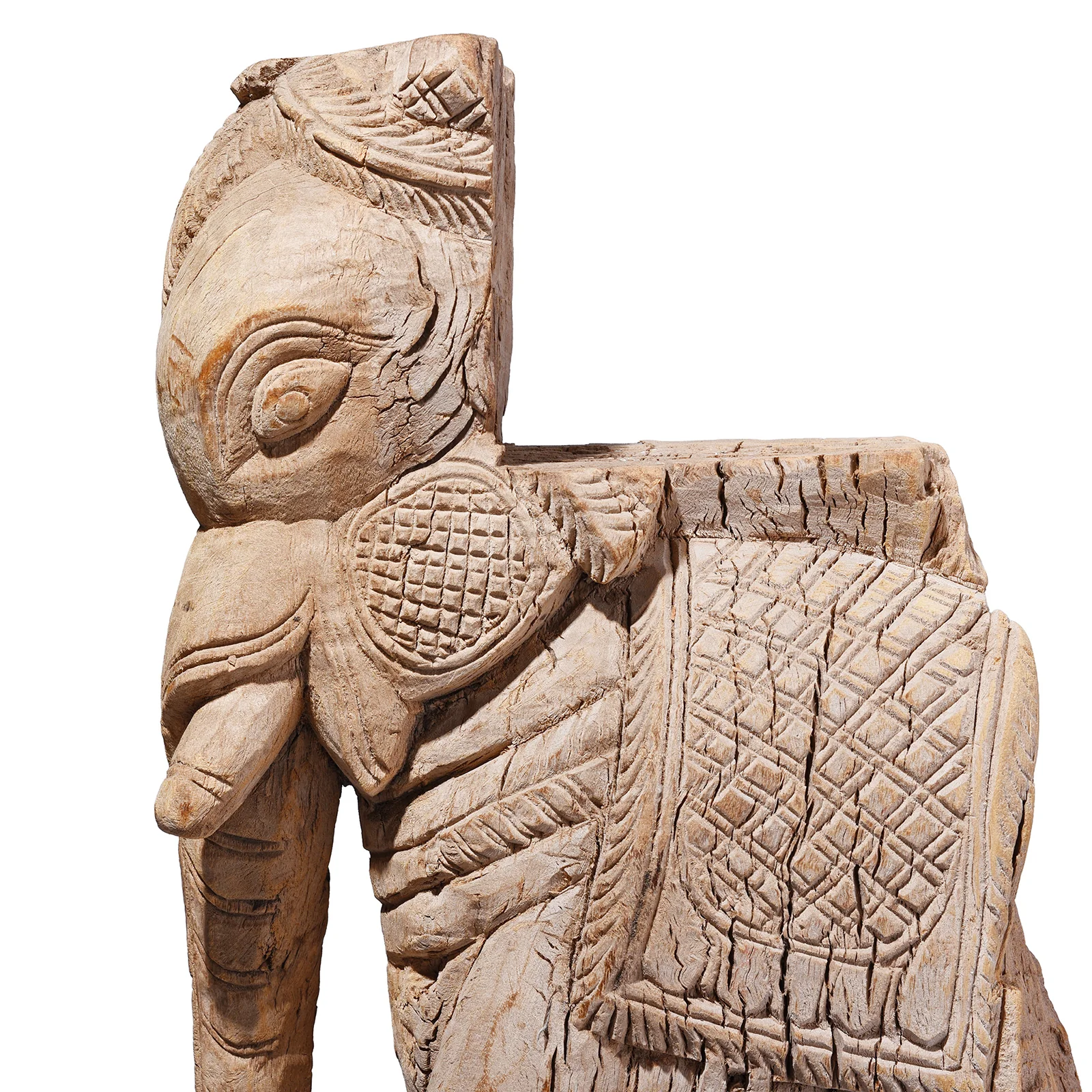 Elephant Corbel On Stand From Tamil Nadu- 19th Century - Image 2