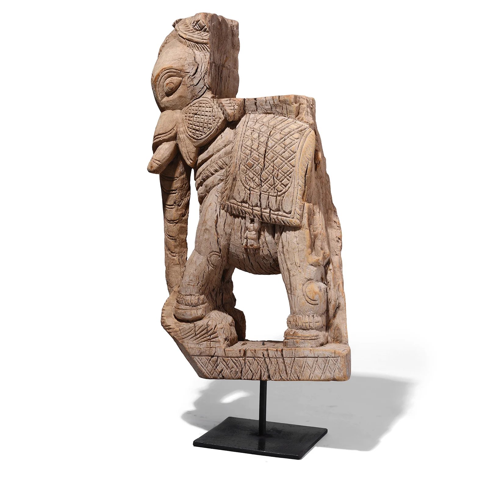 Elephant Corbel On Stand From Tamil Nadu- 19th Century - Image 5
