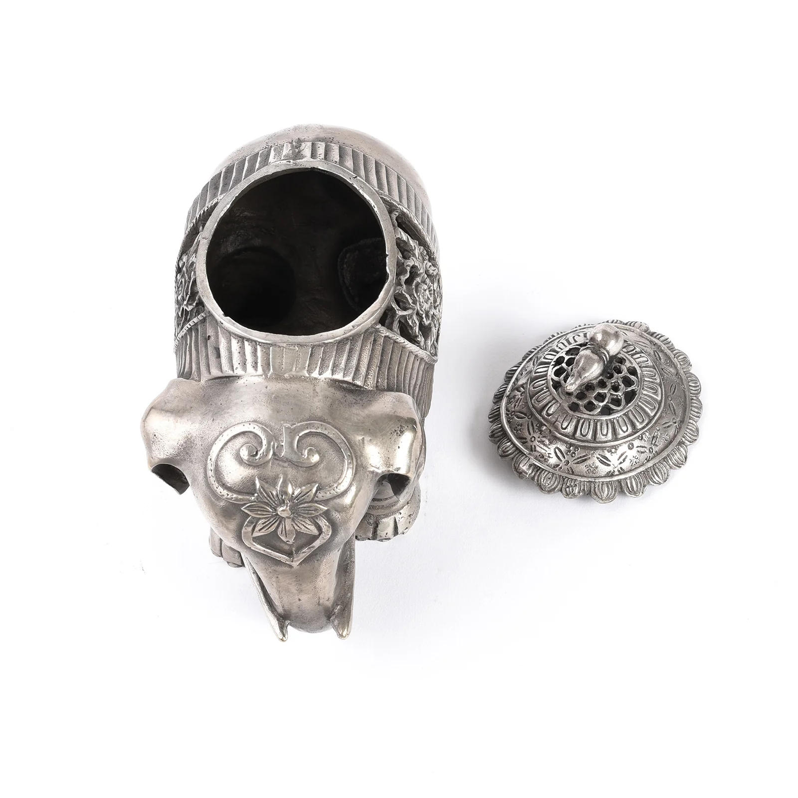 Reproduction Tibetan Elephant Incense Burner - Image 4