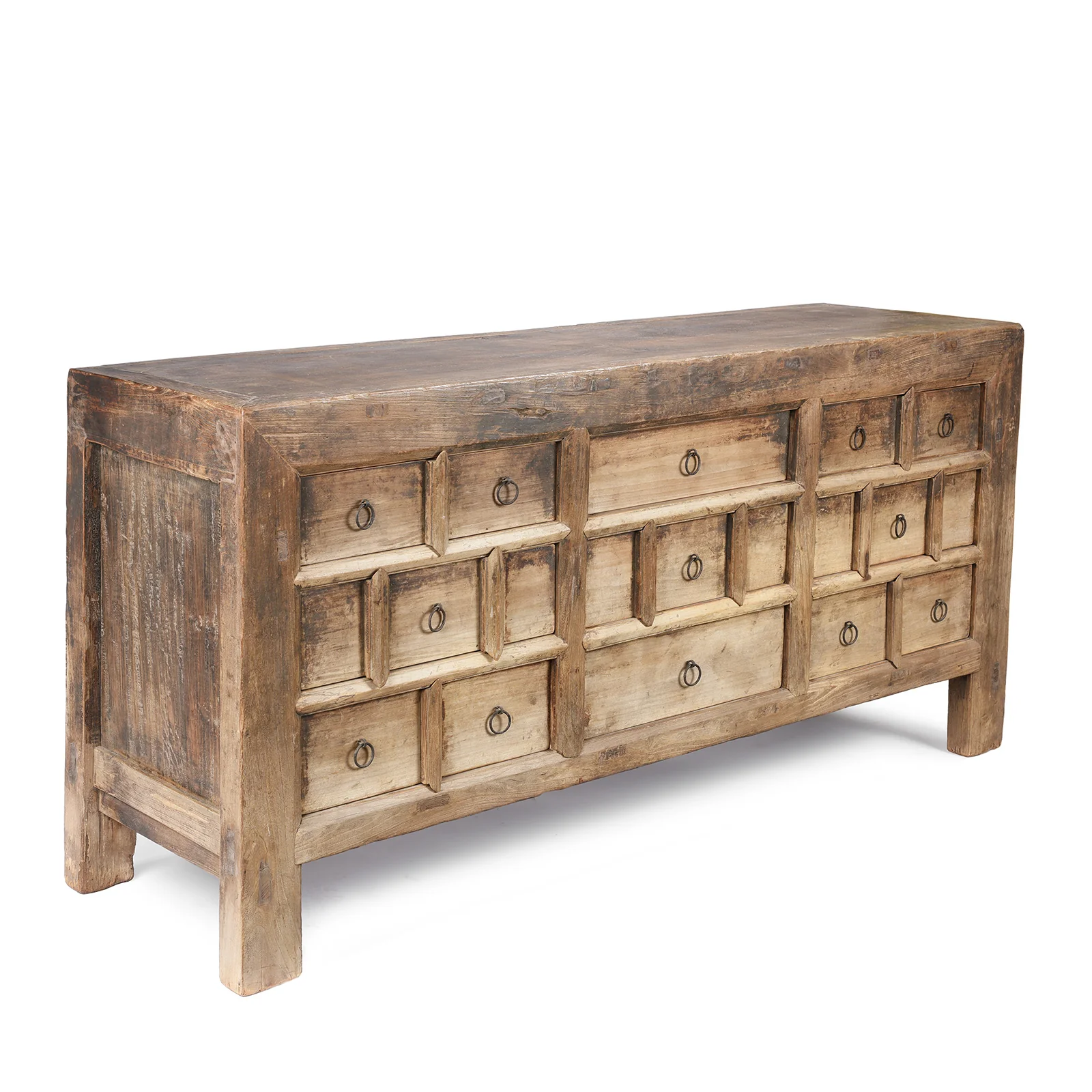 Elm Chest Of Drawers From Gansu - 19th Century - Image 4