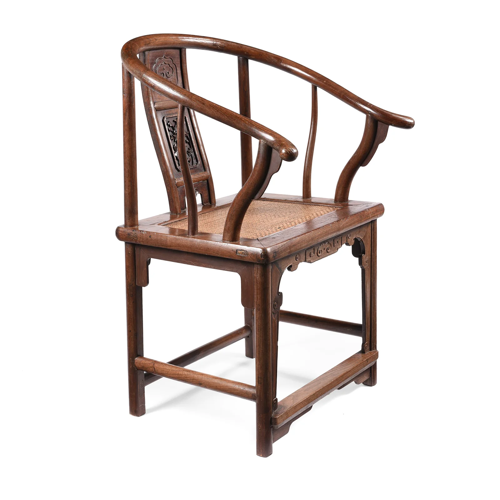 Chinese Elm Horseshoe Chair - Late 19thC