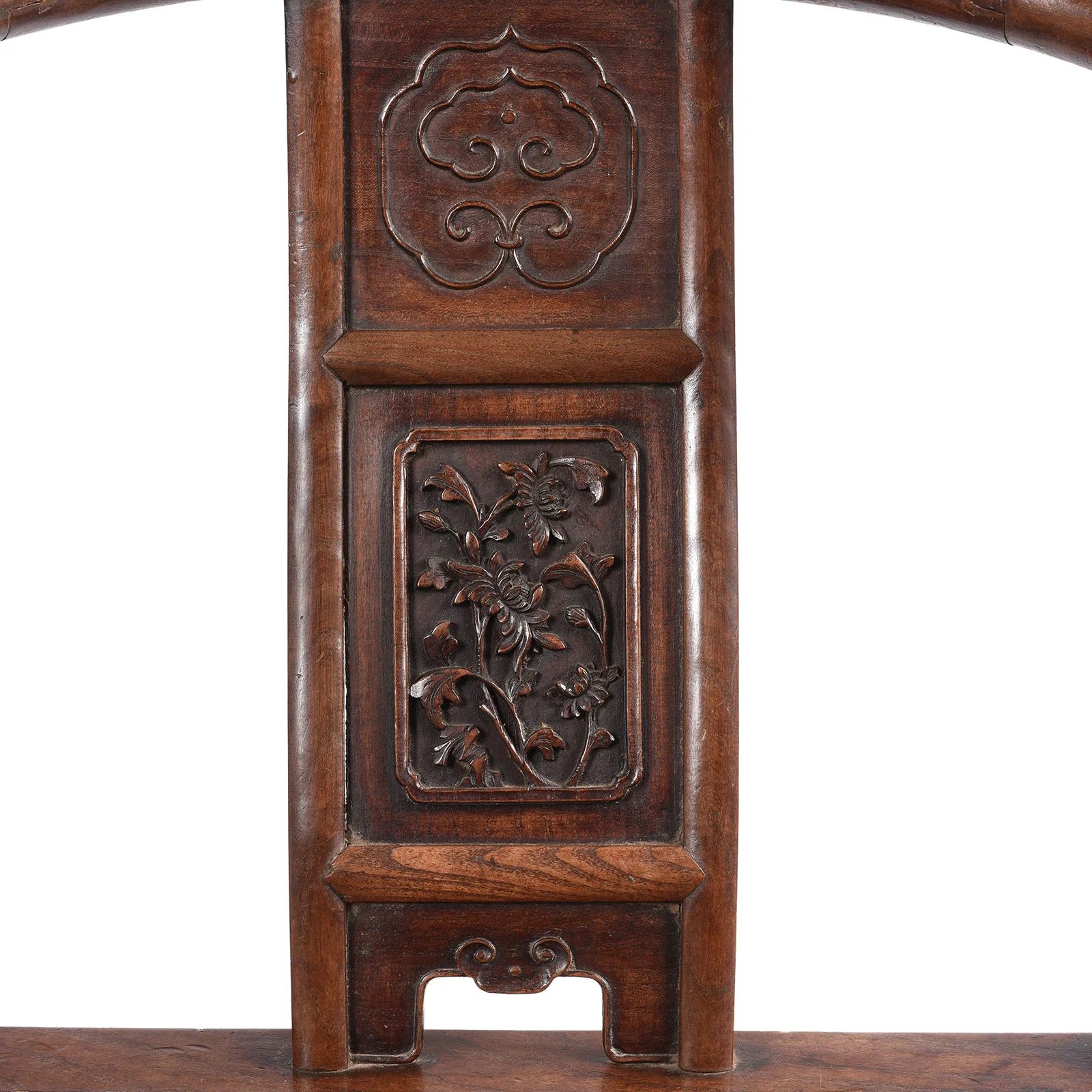 Chinese Elm Horseshoe Chair - Late 19thC - Image 3