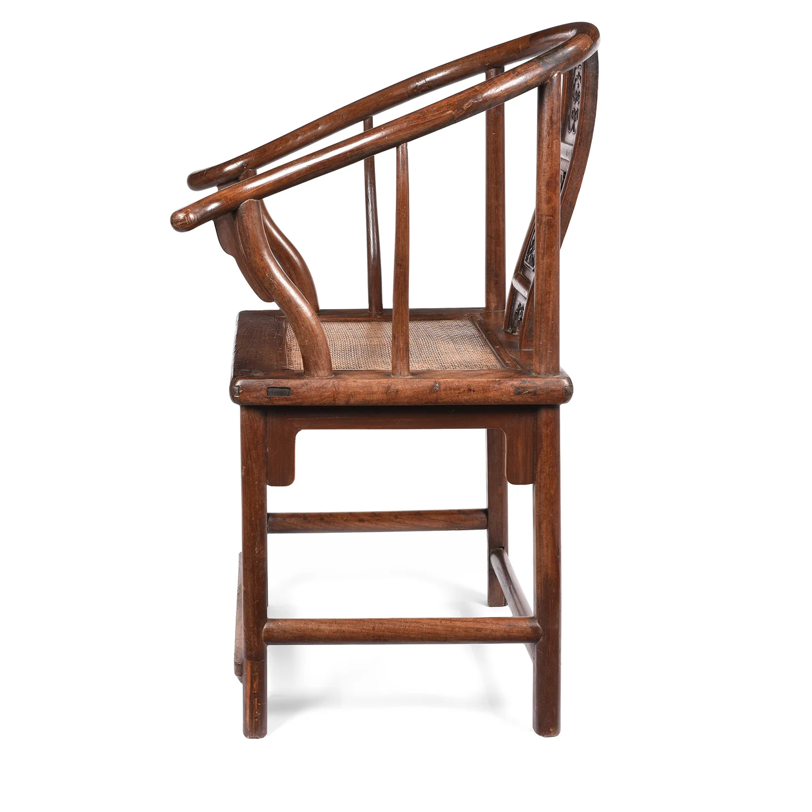 Chinese Elm Horseshoe Chair - Late 19thC - Image 5