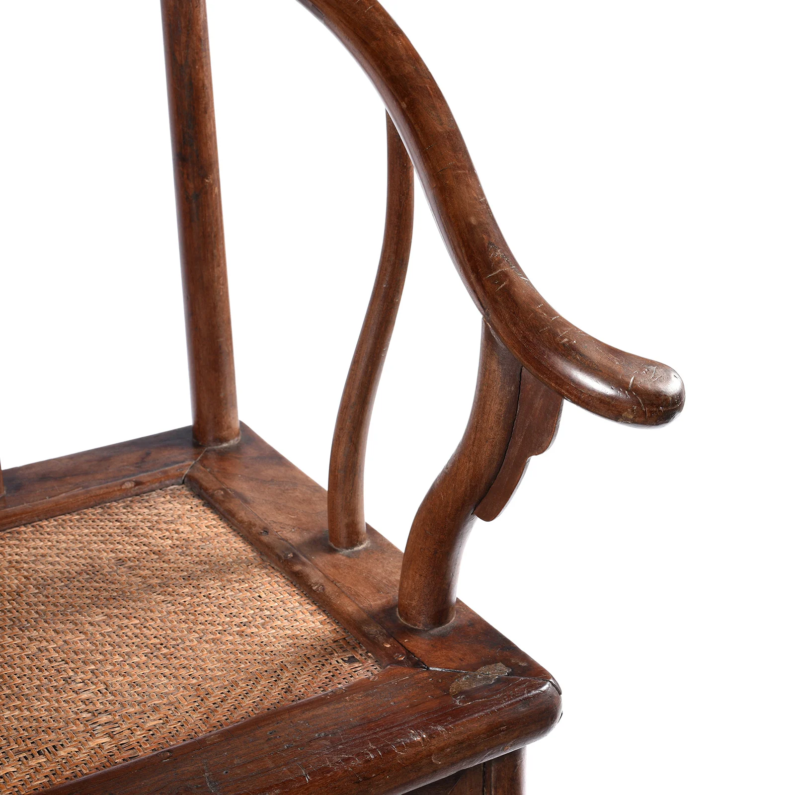 Chinese Elm Horseshoe Chair - Late 19thC - Image 7