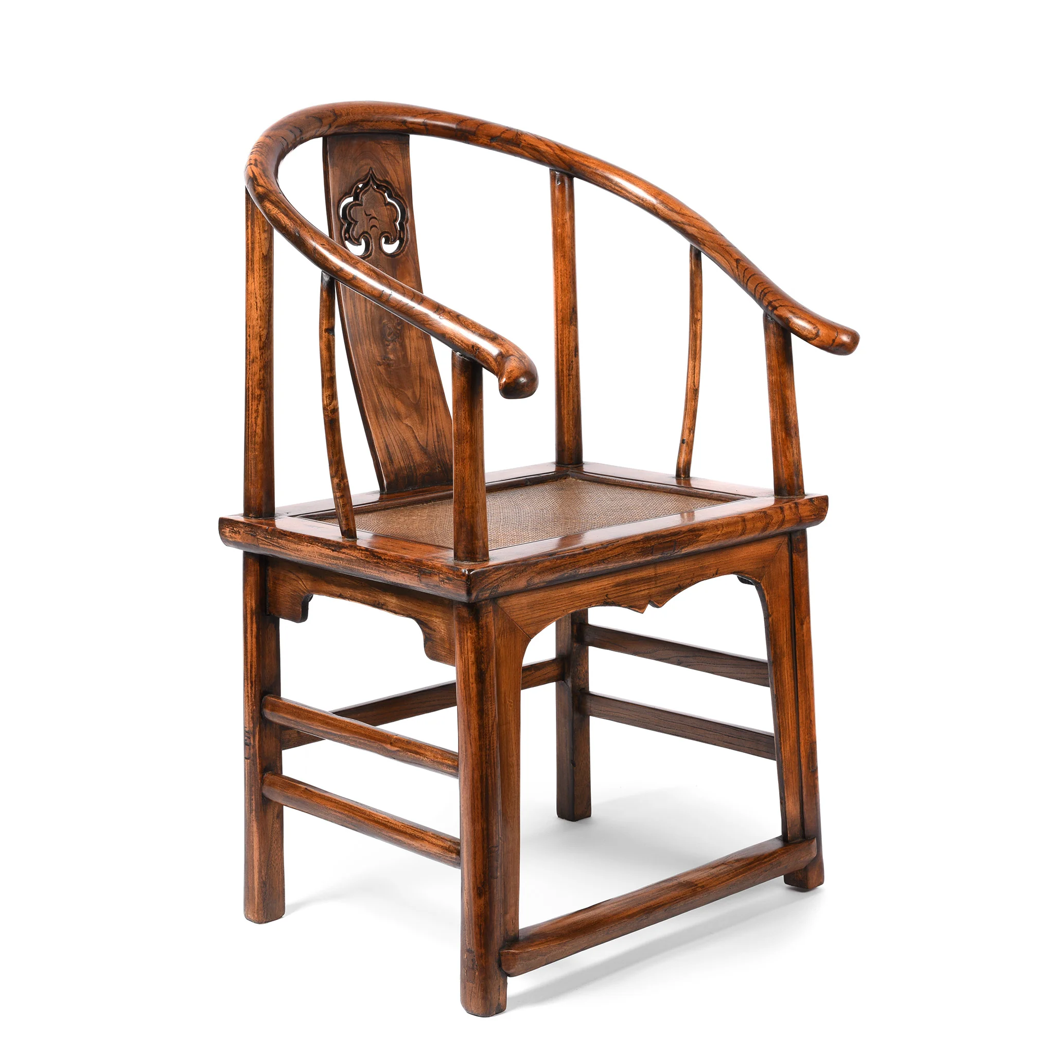 Elm Chinese Horseshoe Chair - Early 20thC