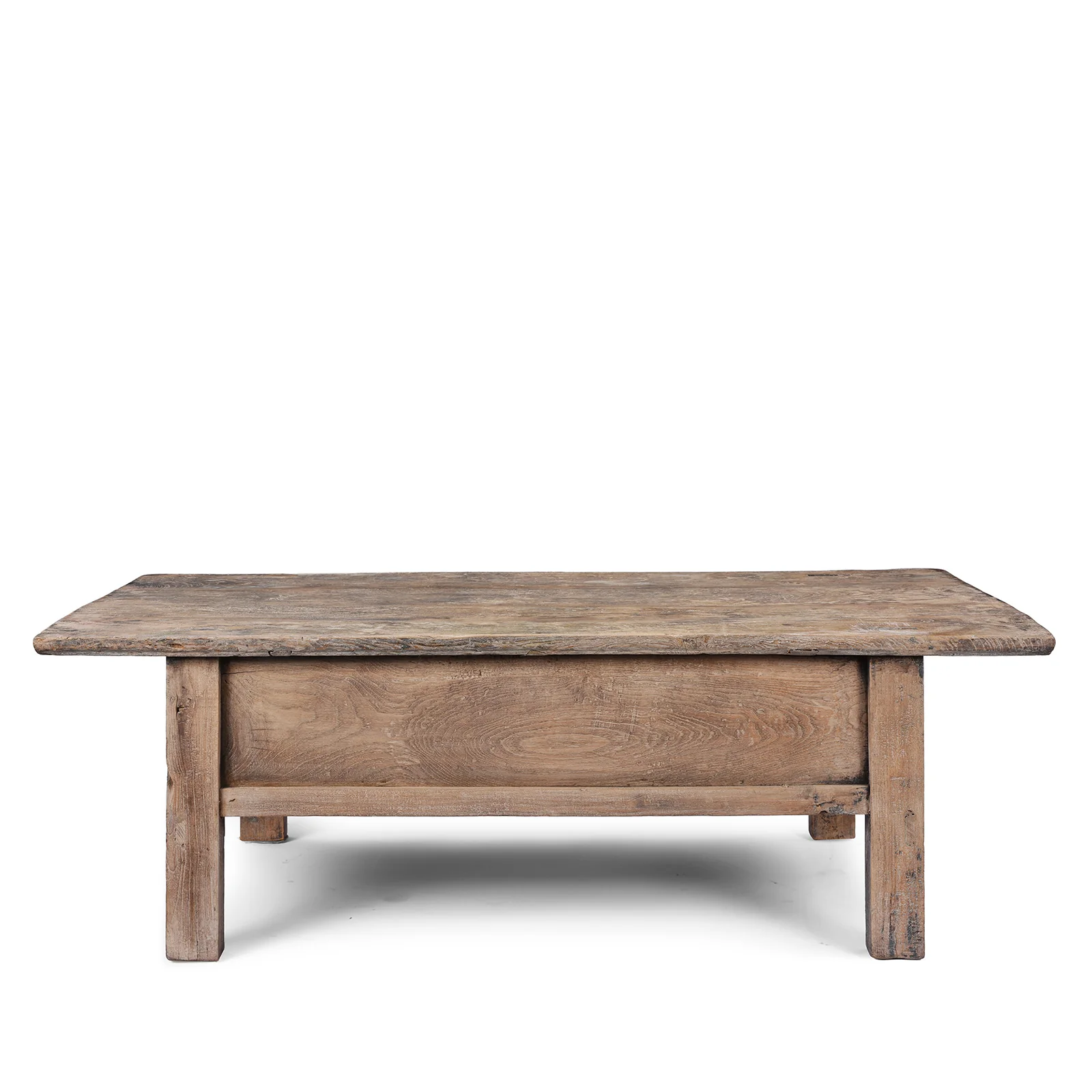 Elm Coffee Table With Drawers From Shandong - 19th Century - Image 8