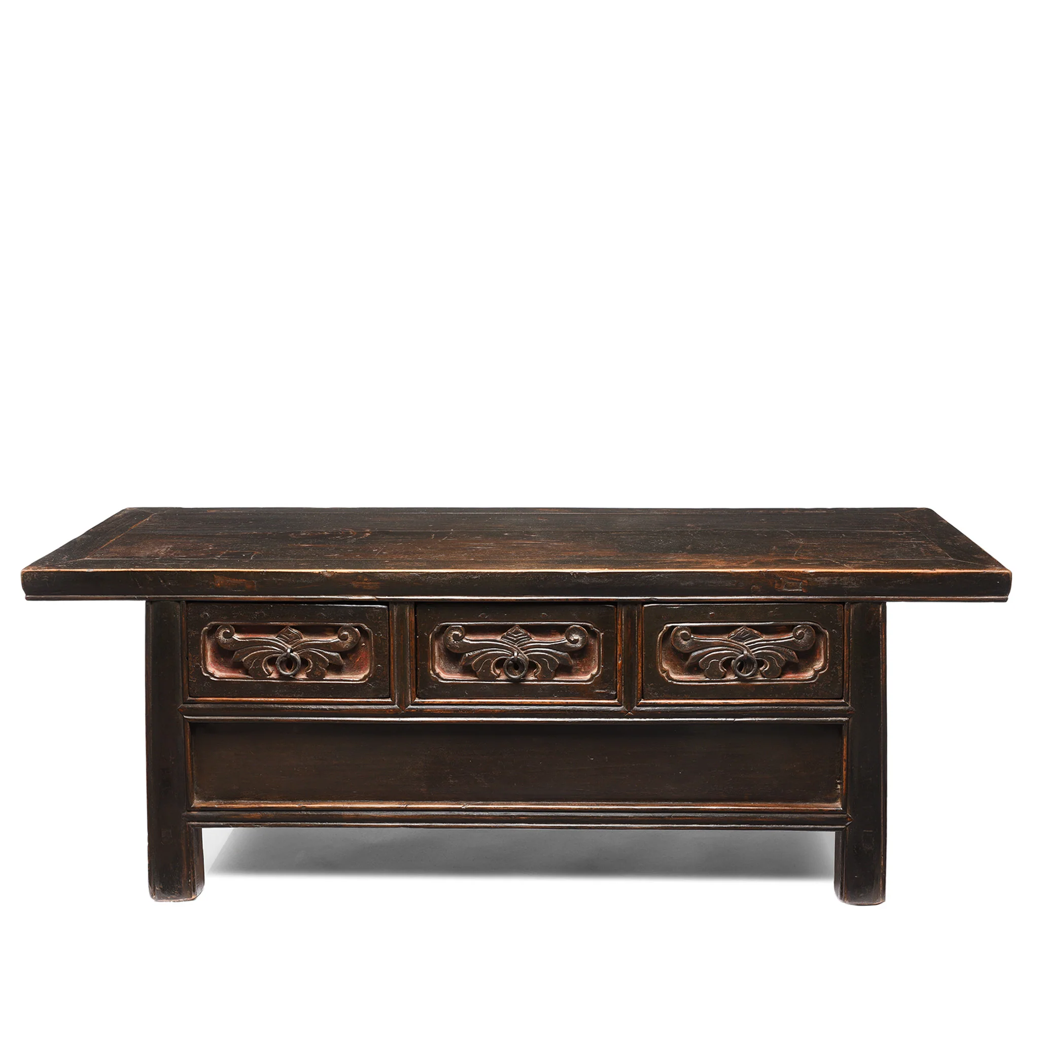 Painted Elm Kang Table From Shanxi - Late 19thC