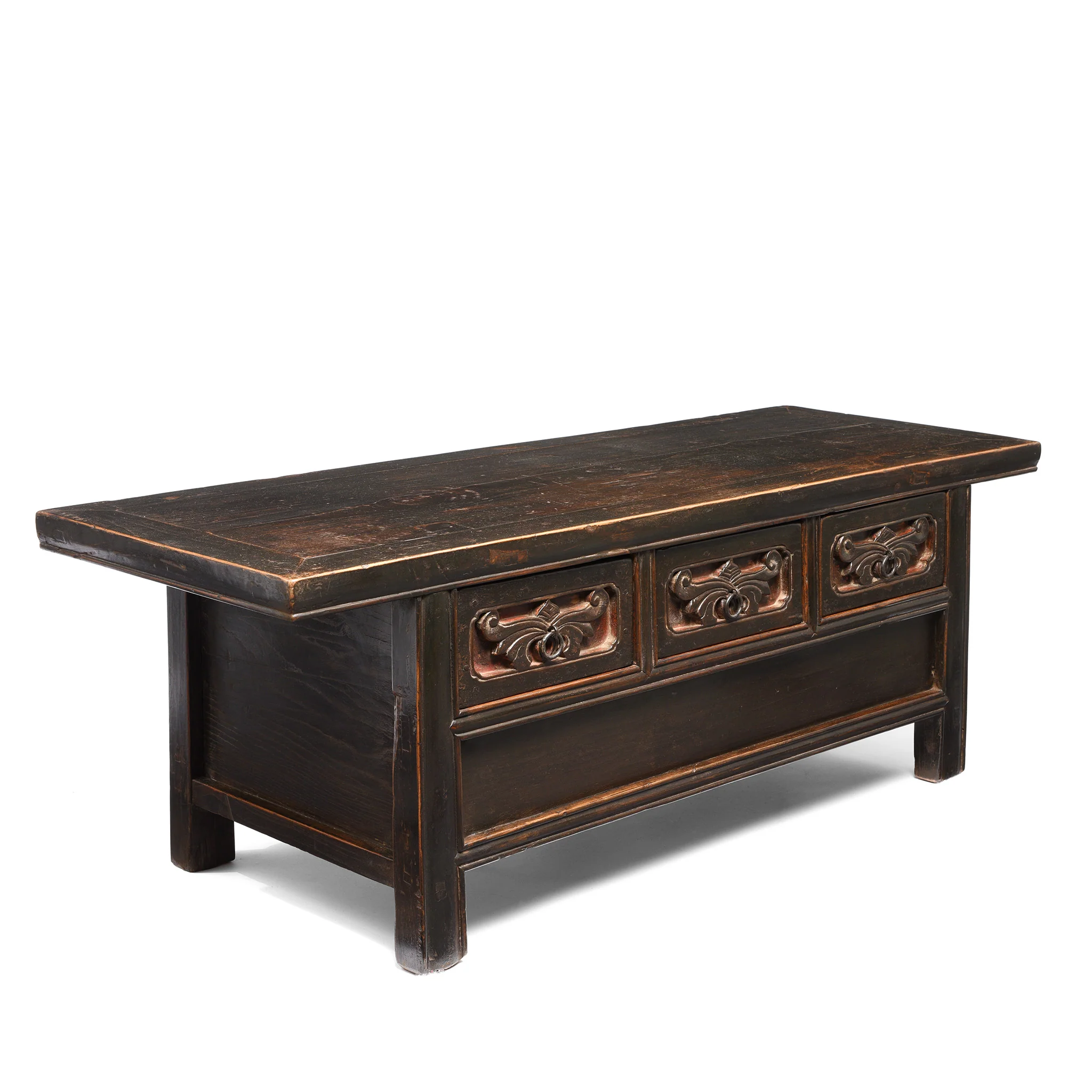 Painted Elm Kang Table From Shanxi - Late 19thC - Image 4
