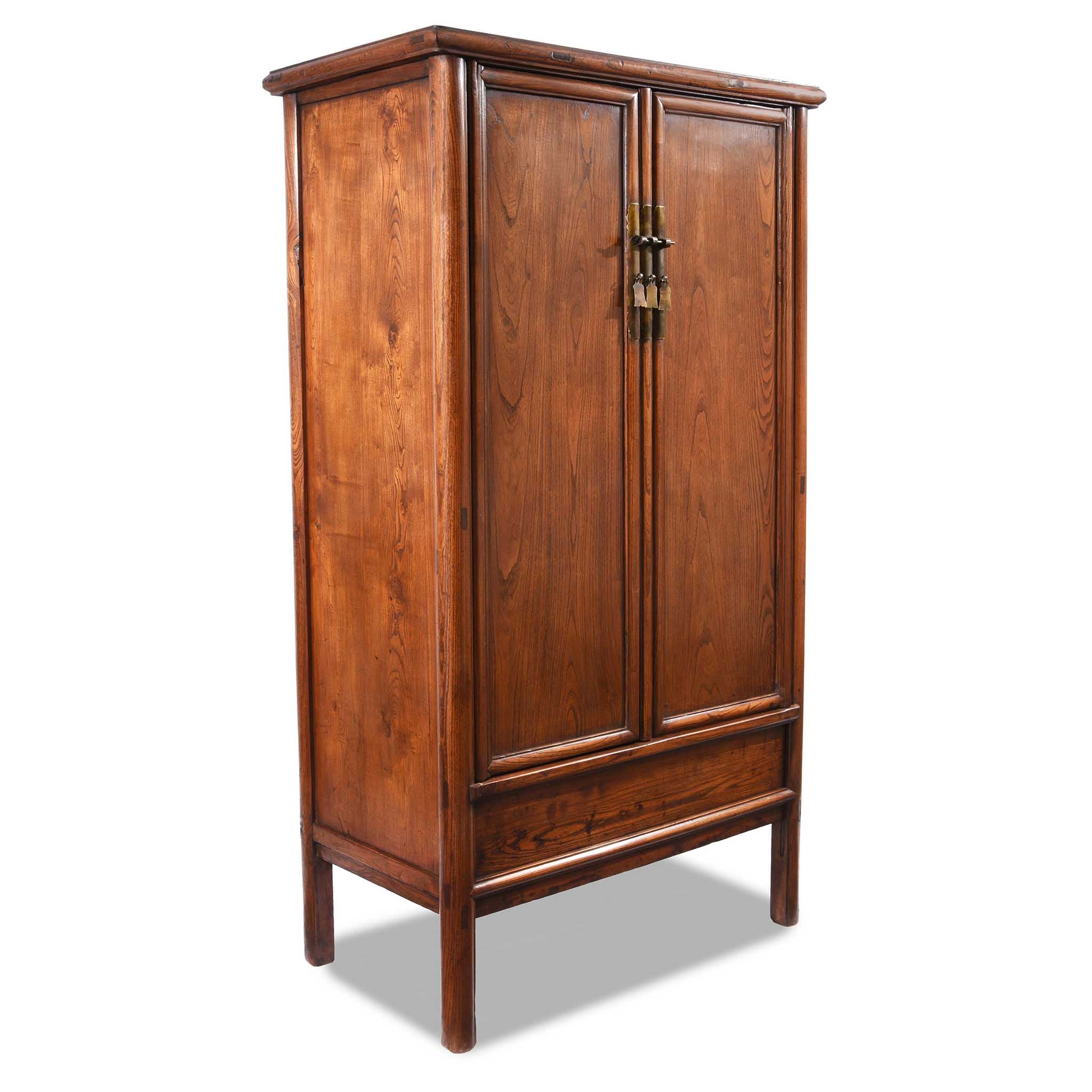 Elm Chinese Taper Cabinet From Shanxi - 19thC - Image 3