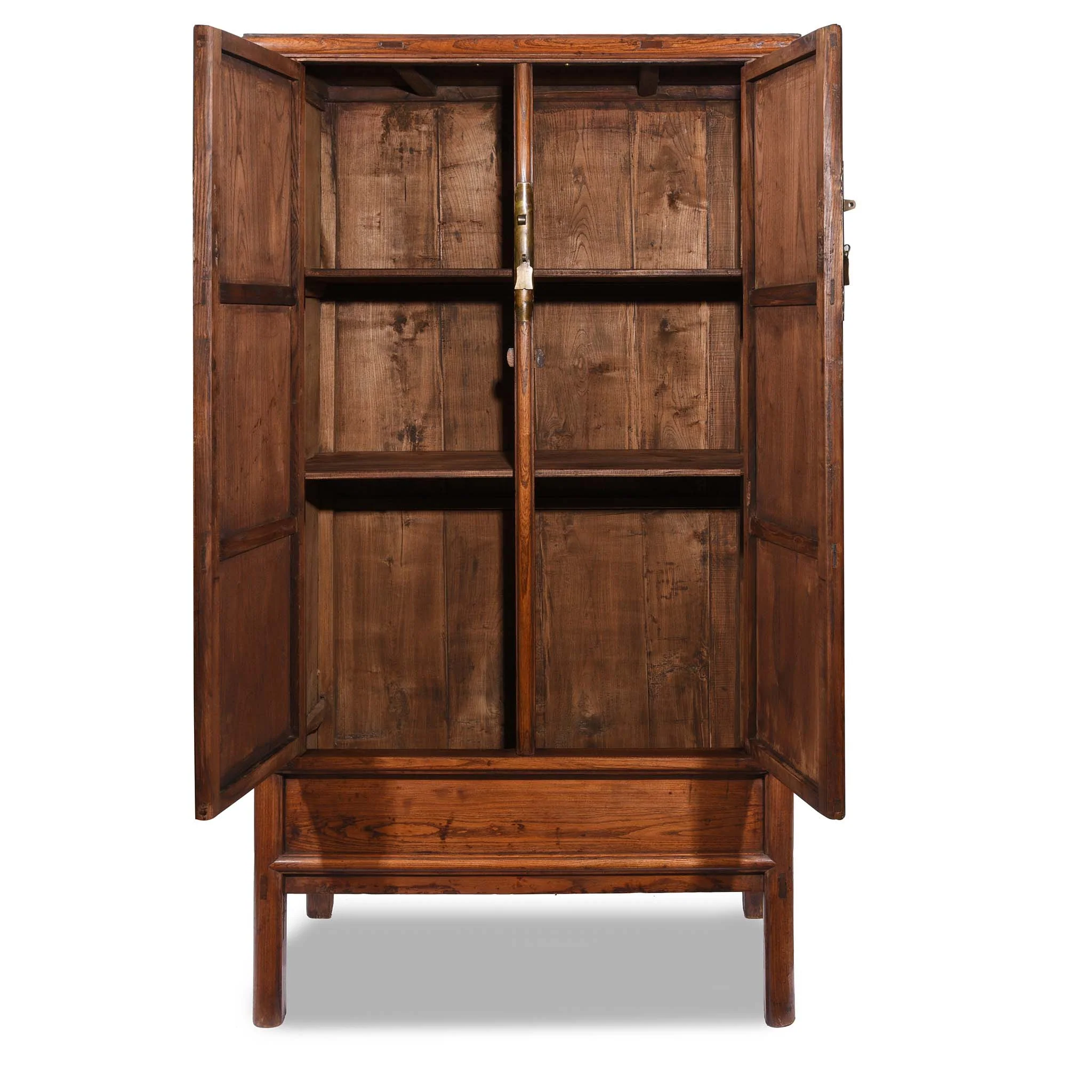 Elm Chinese Taper Cabinet From Shanxi - 19thC - Image 4