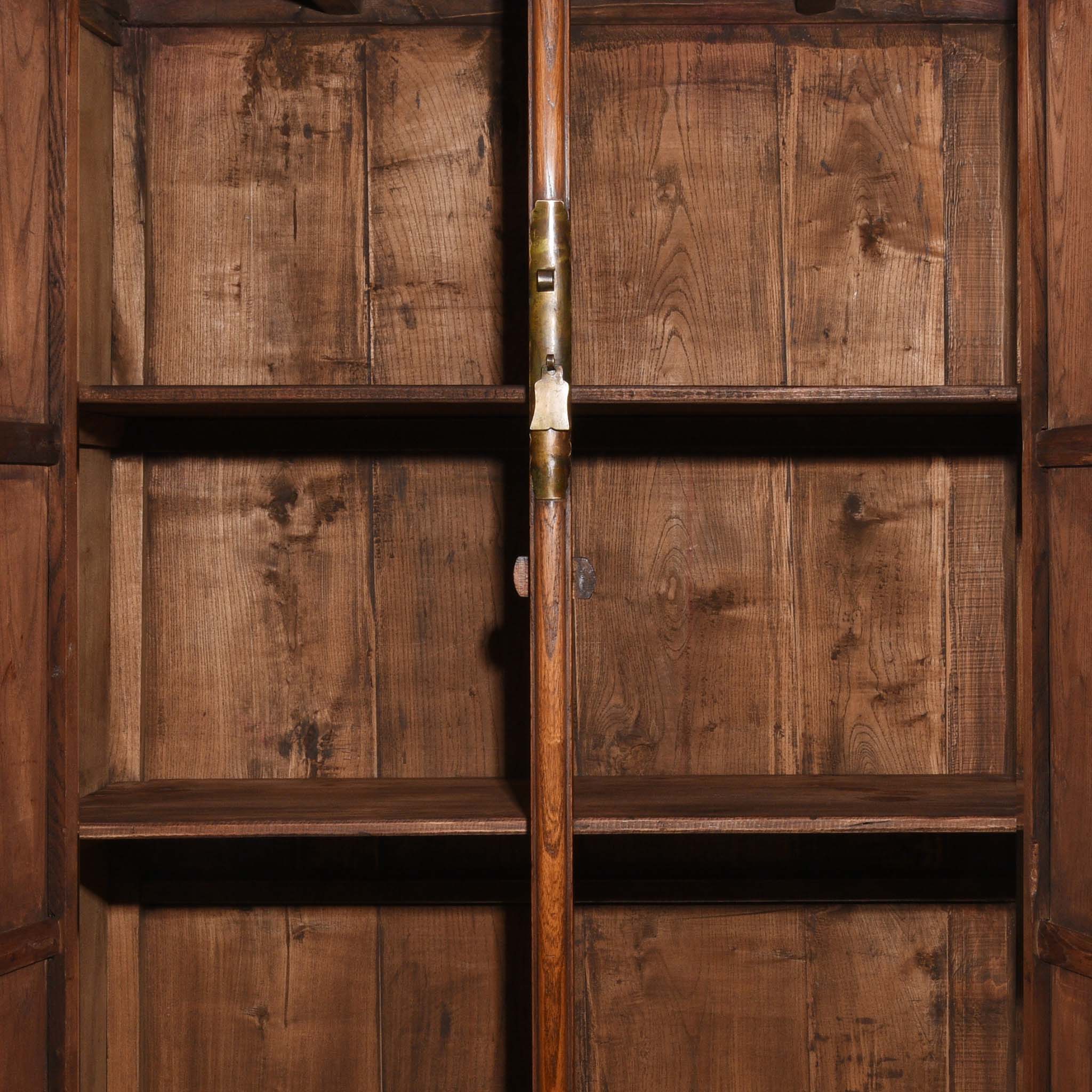 Elm Chinese Taper Cabinet From Shanxi - 19thC - Image 5