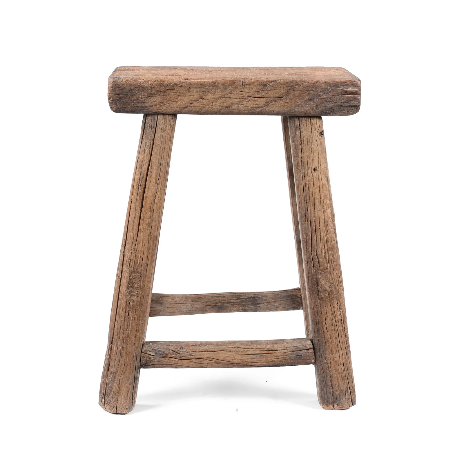 Bleached Elm Farmers Milking Stool - 19th Century - Image 6