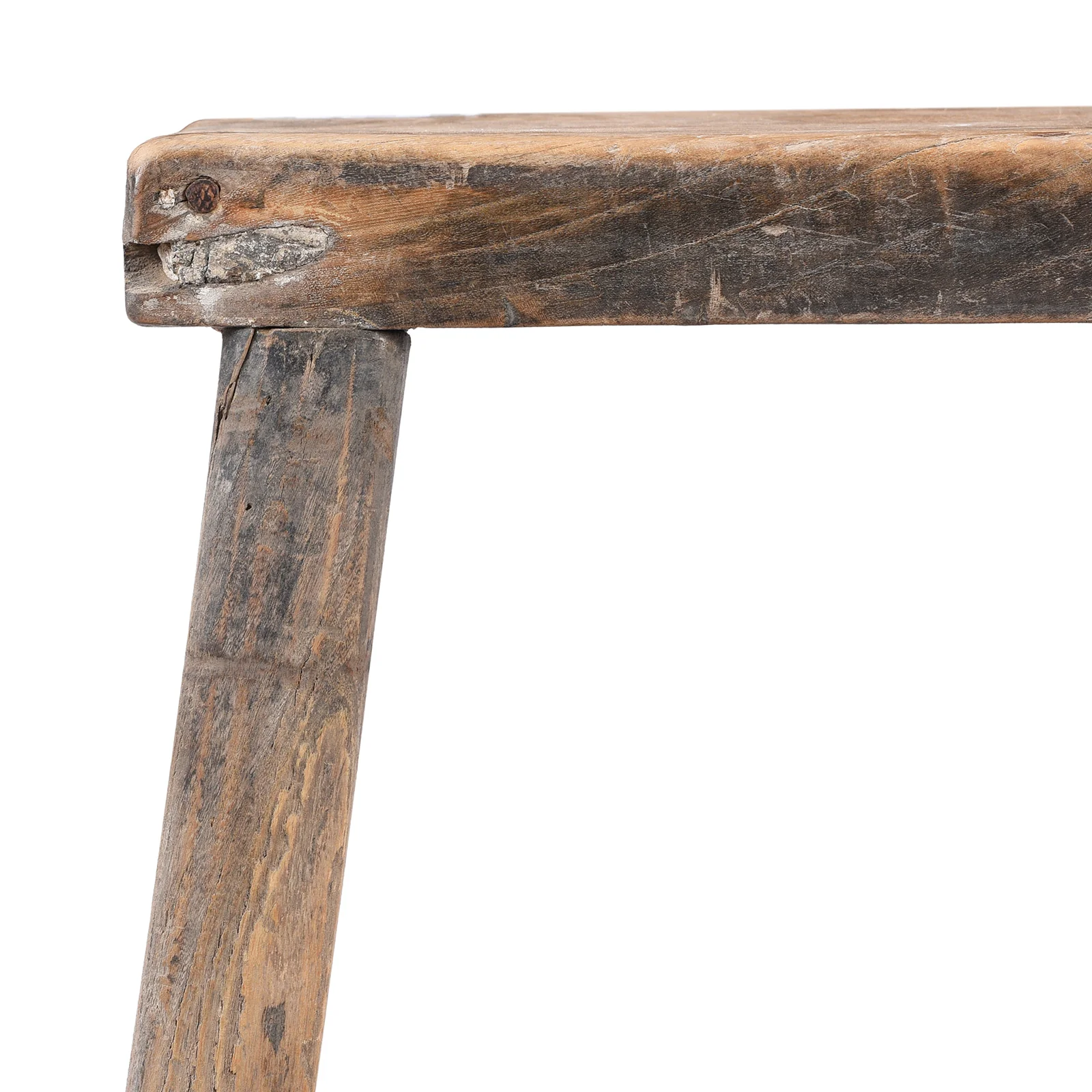 Elm Milking Stool From Shanxi - 19th Century - Image 3