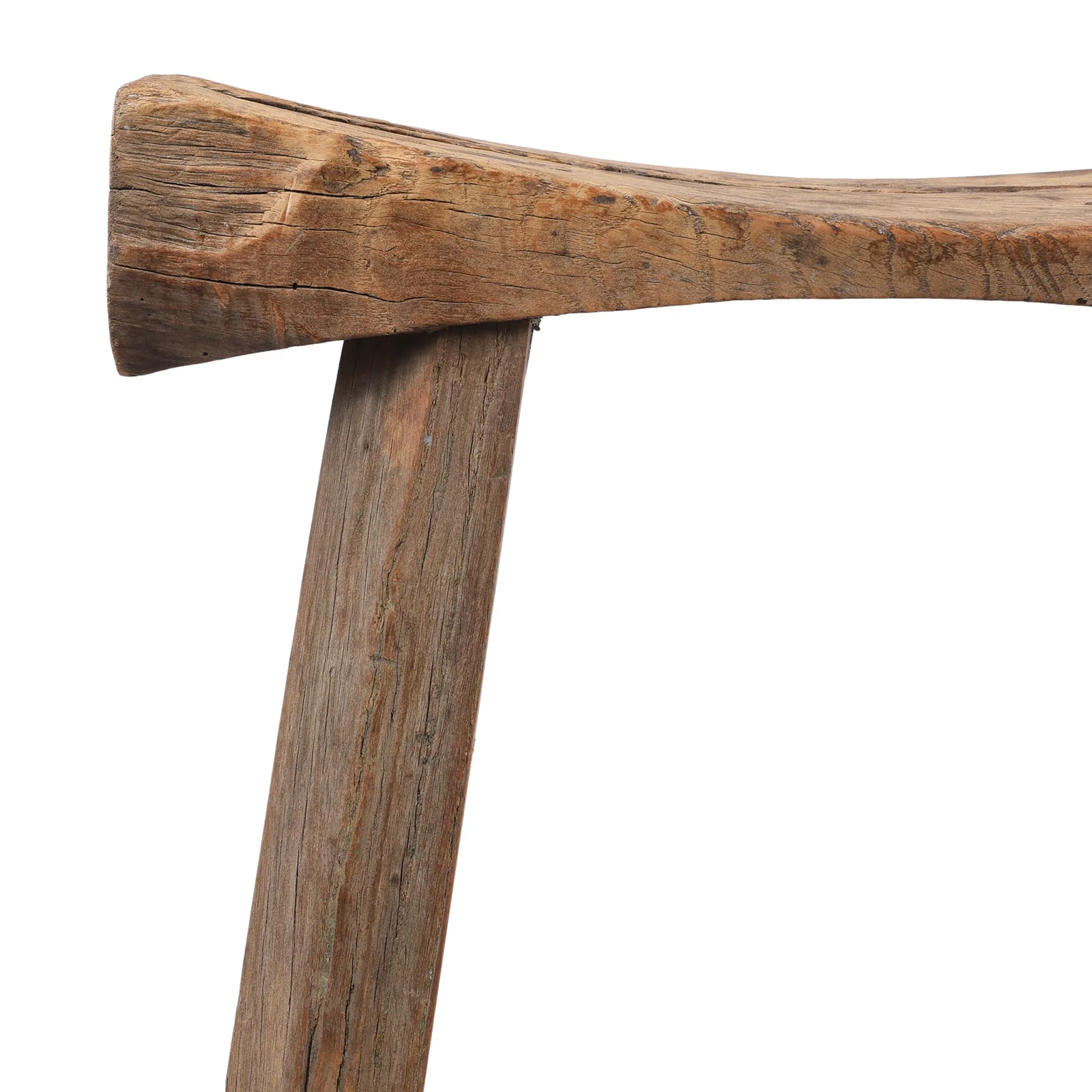 Chinese Elm Saddle Stool From Shanxi - 19th Century - Image 3
