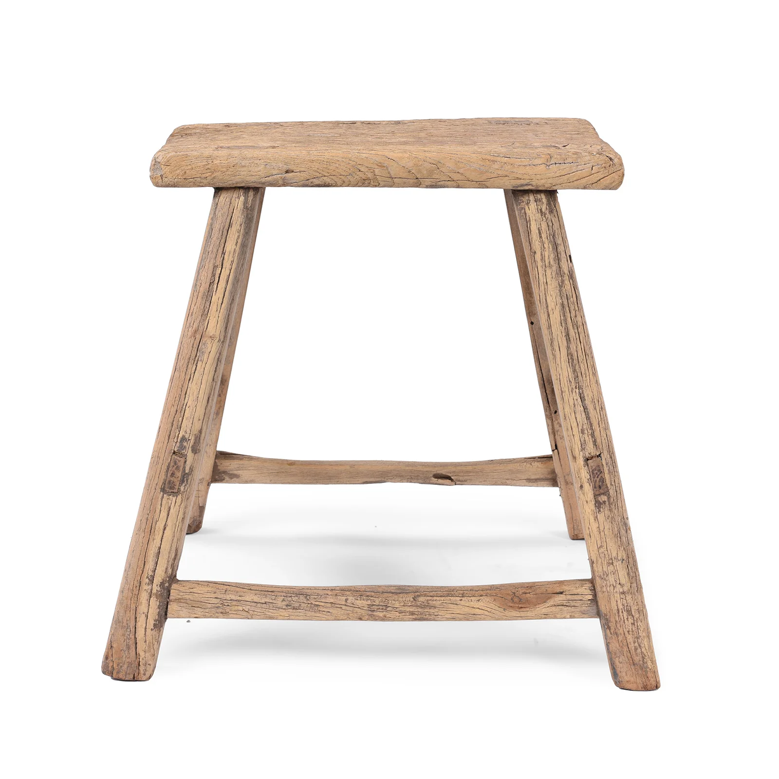 Chinese Elm Saddle Stool From Shanxi - 19th Century - Image 3