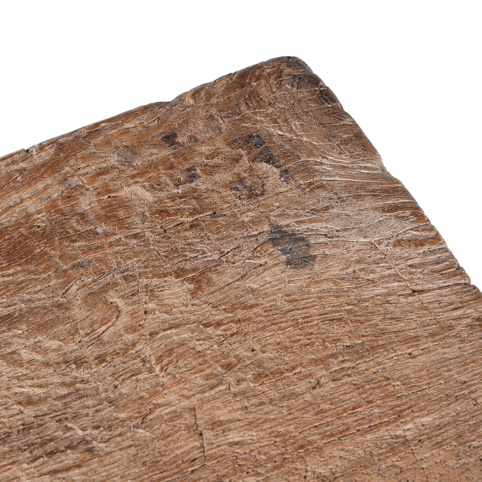Bleached Elm Farmers Stool From Henan - 19th Century - Image 5