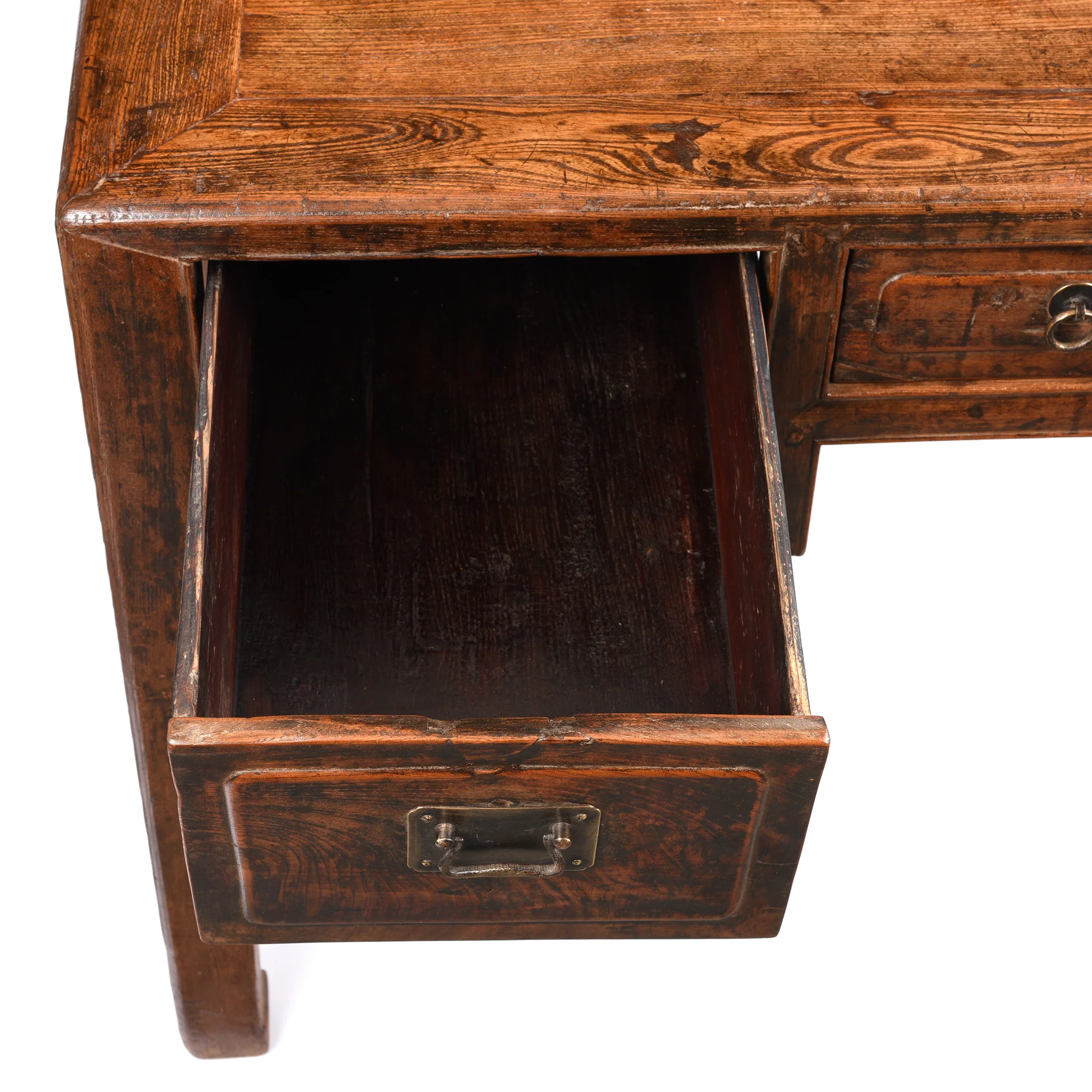 Red Elm Desk From Shanxi Province - 19thC - Image 4