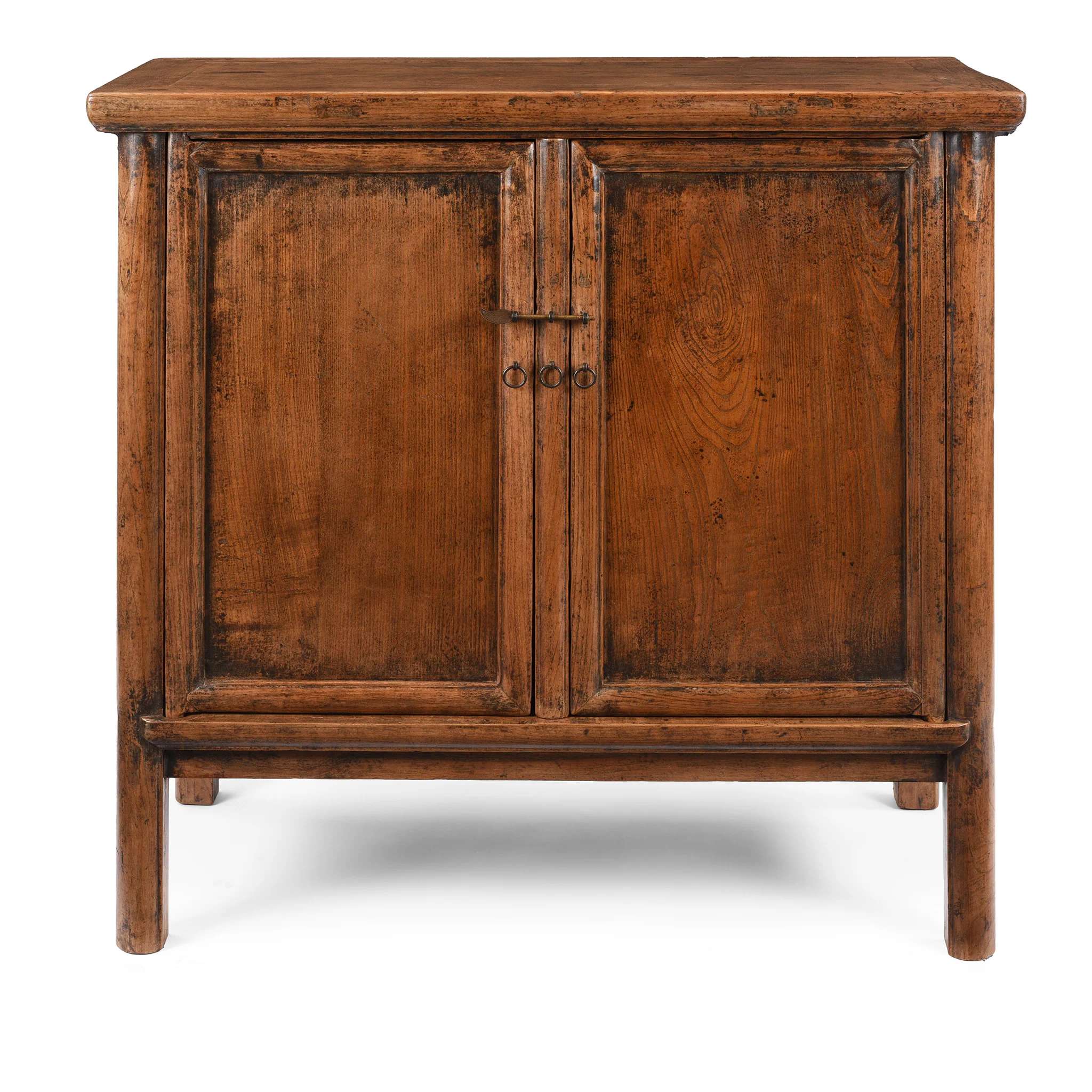 Elm Side Cabinet From Shanxi - 19th Century