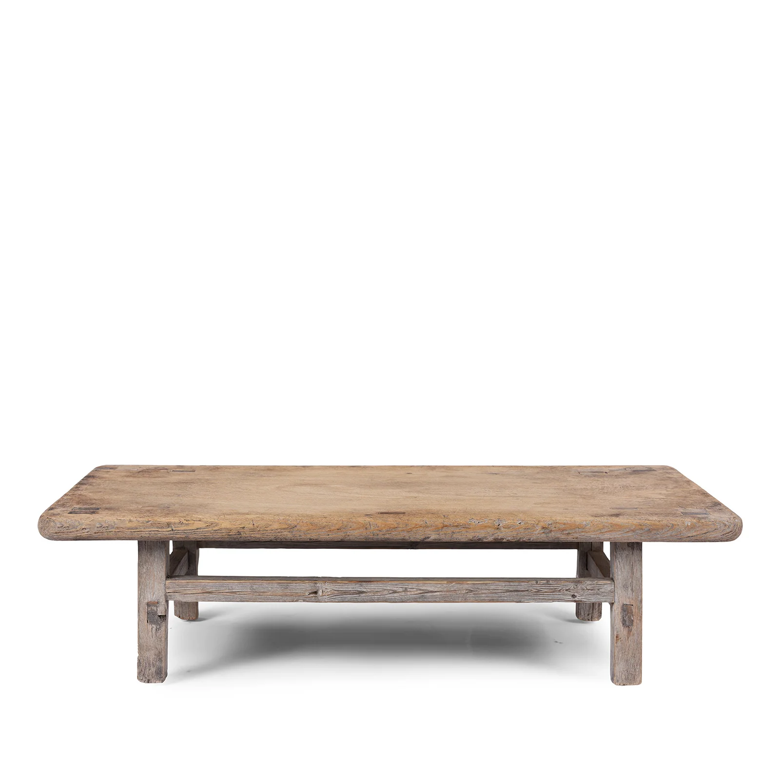Small Bleached Farmhouse Coffee Table From Henan - Ca 1900