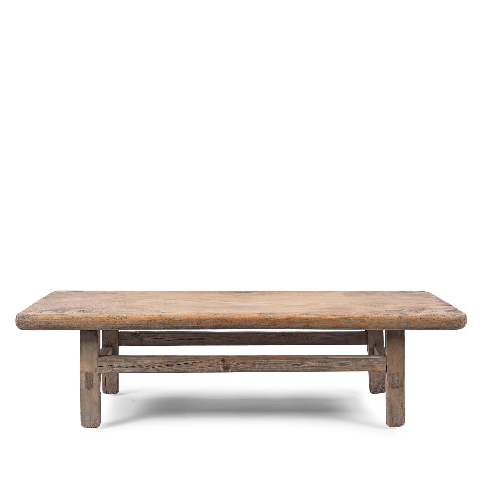 Small Bleached Farmhouse Coffee Table From Henan - Ca 1900 - Image 5