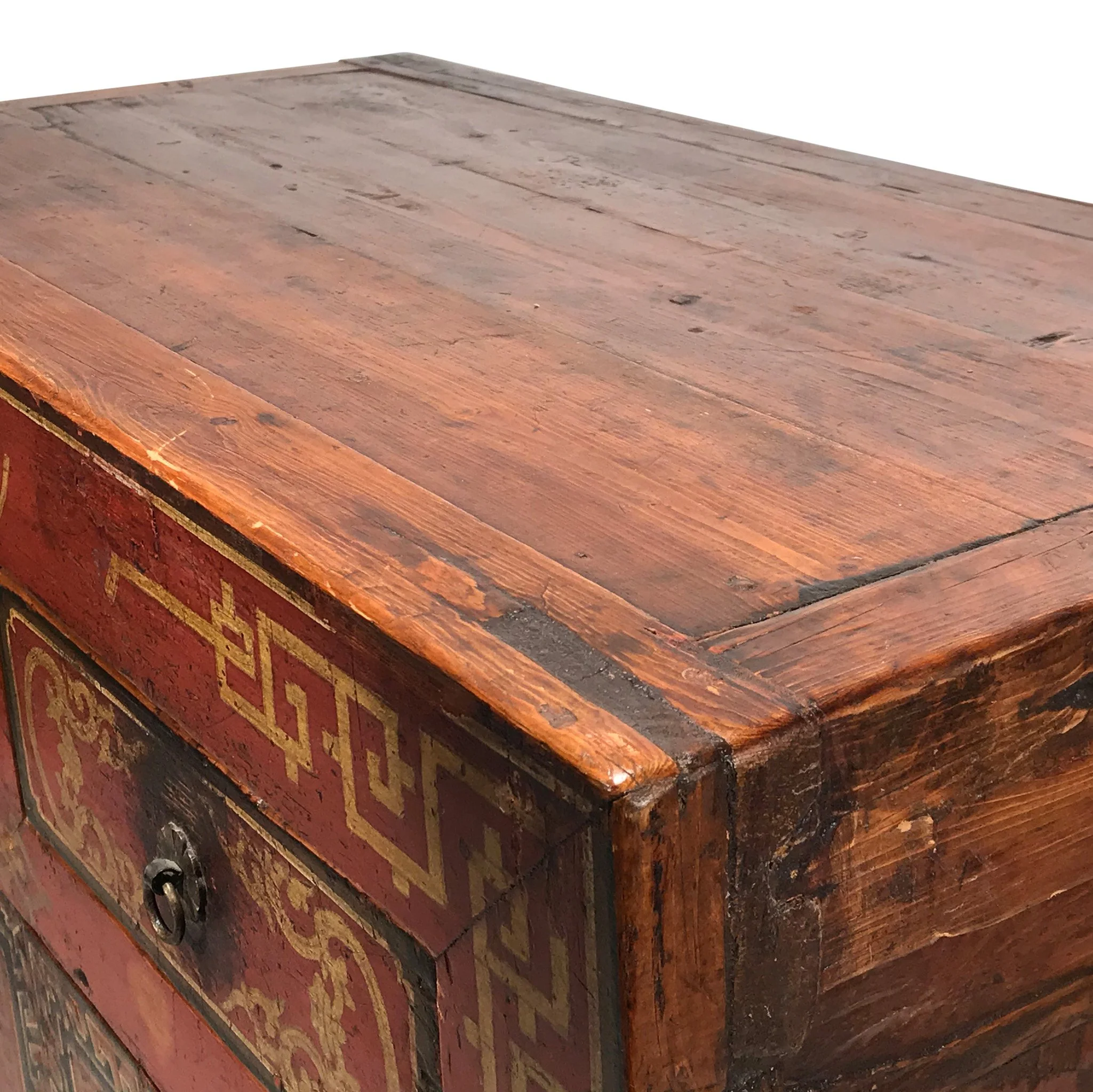 Mongolian Cabinet With Original Painting - 18thC - Image 6