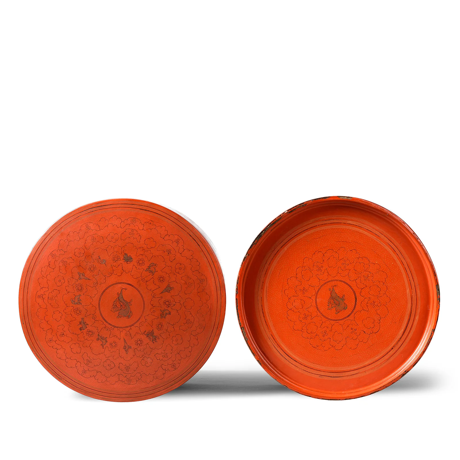 Extra Large Burmese Lacquer Tiffin Box - Ca 1910 - Image 5