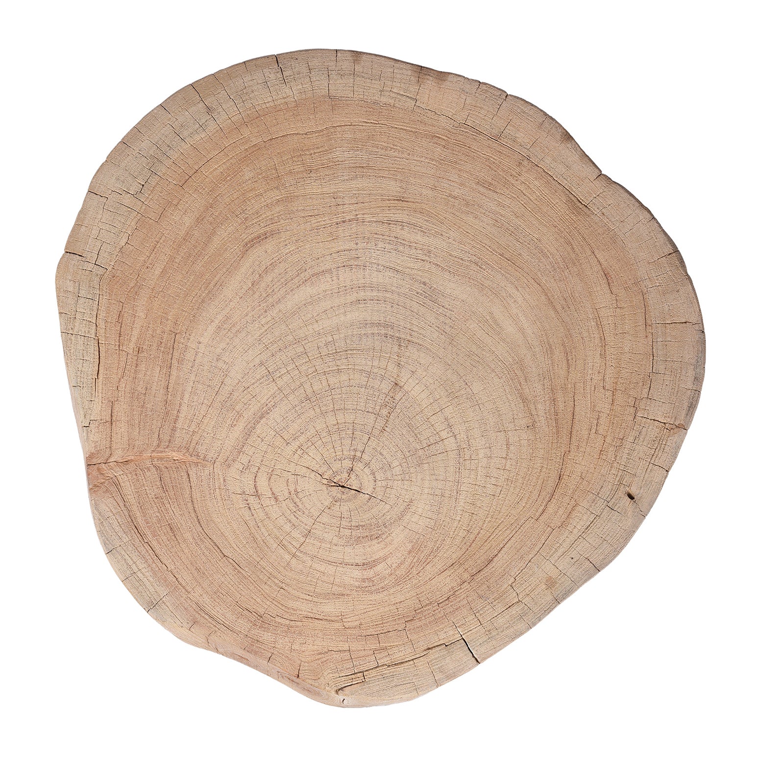 Rustic Farmers Chopping Block Side Table - Image 2