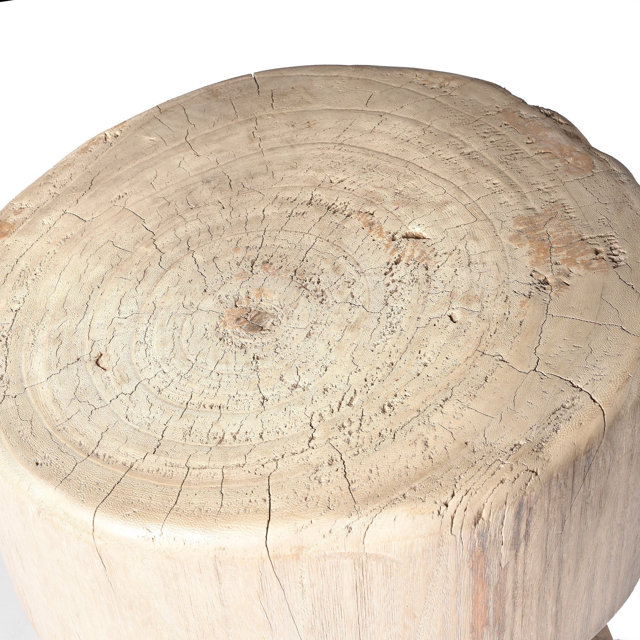 Farmers Chopping Block Stool - Willow - Ca 1920 - Image 4