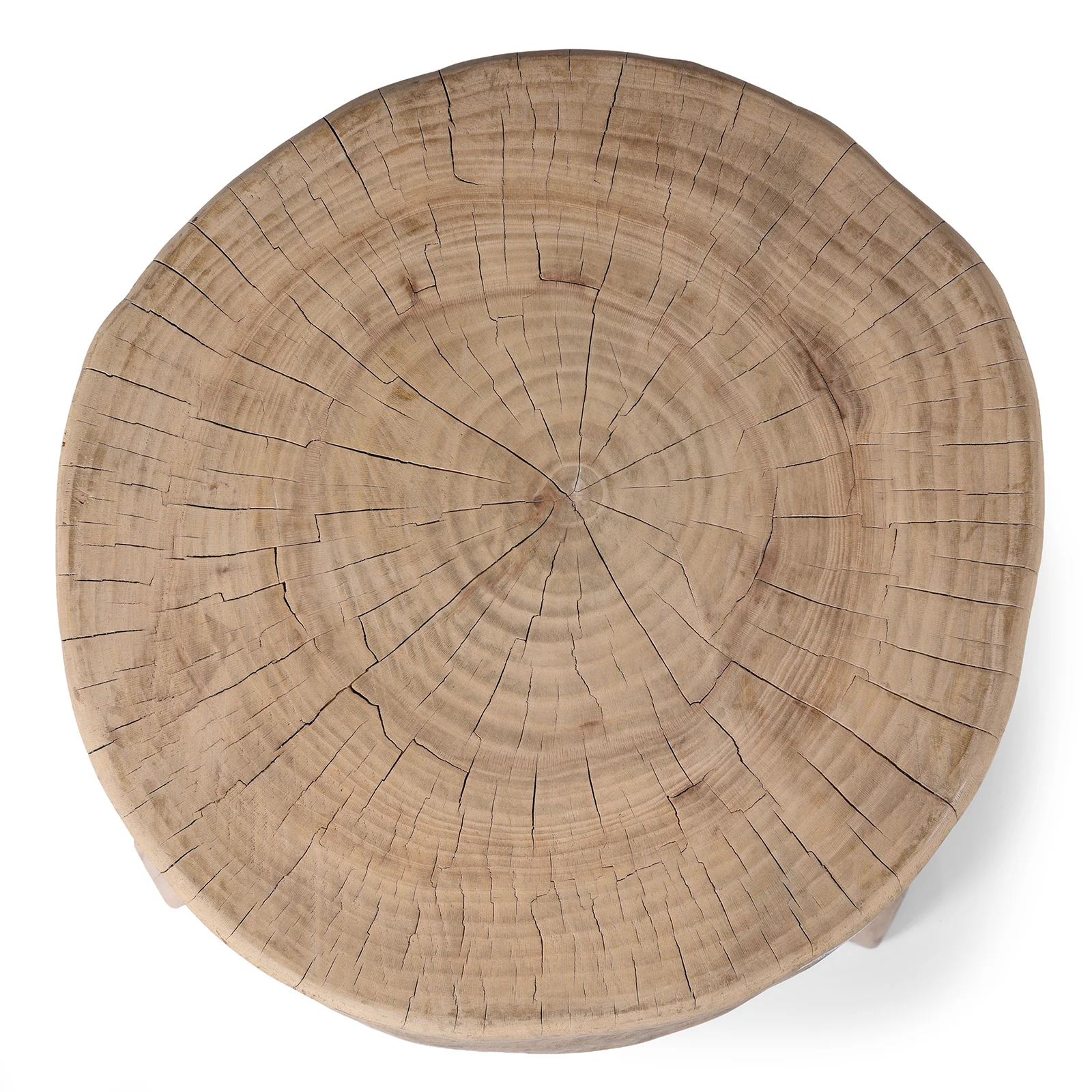 Farmers Chopping Block Stool - Yumu Elm - Image 3
