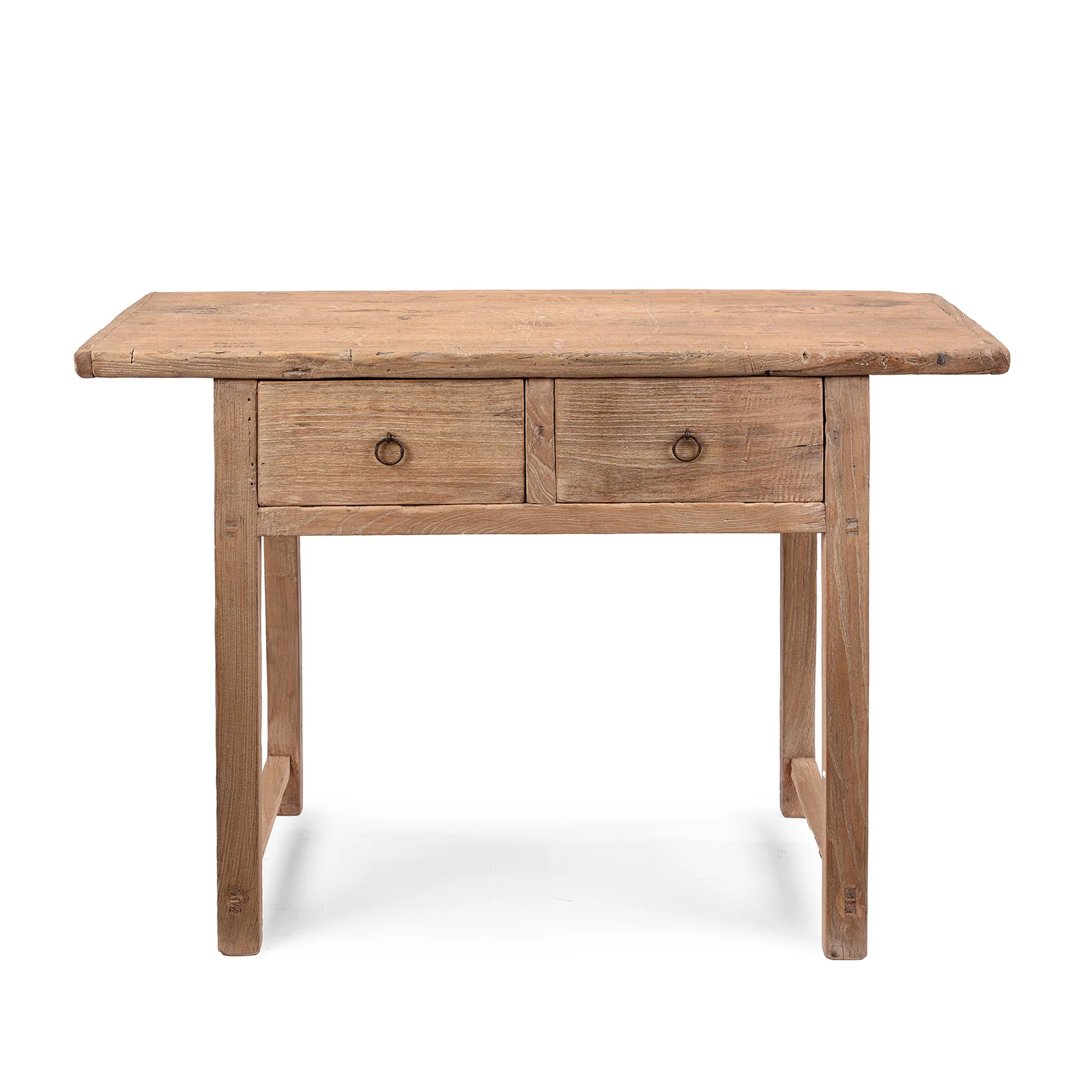 Two Drawer Chinese Farmhouse Console Table  - 19th Century