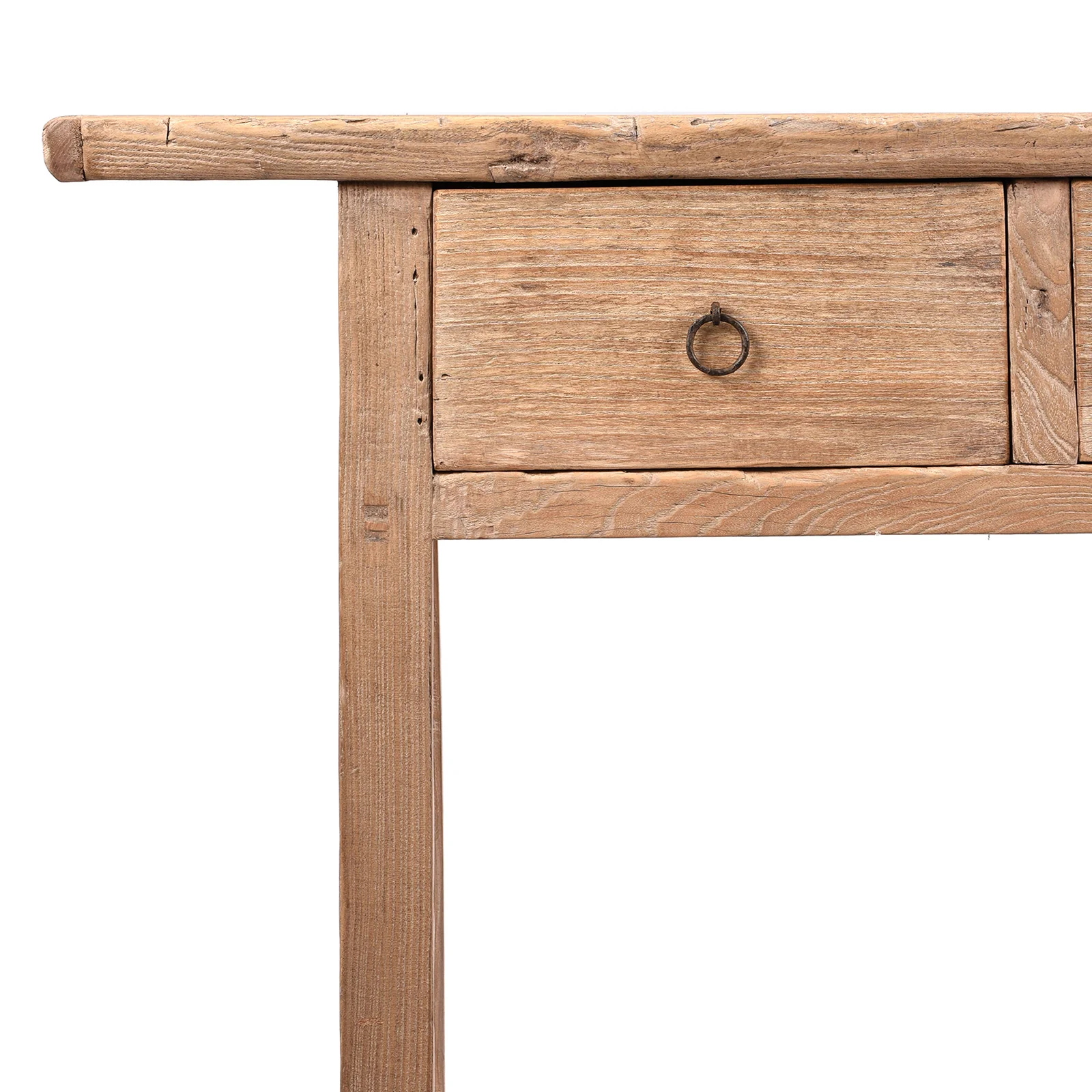 Two Drawer Chinese Farmhouse Console Table  - 19th Century - Image 2