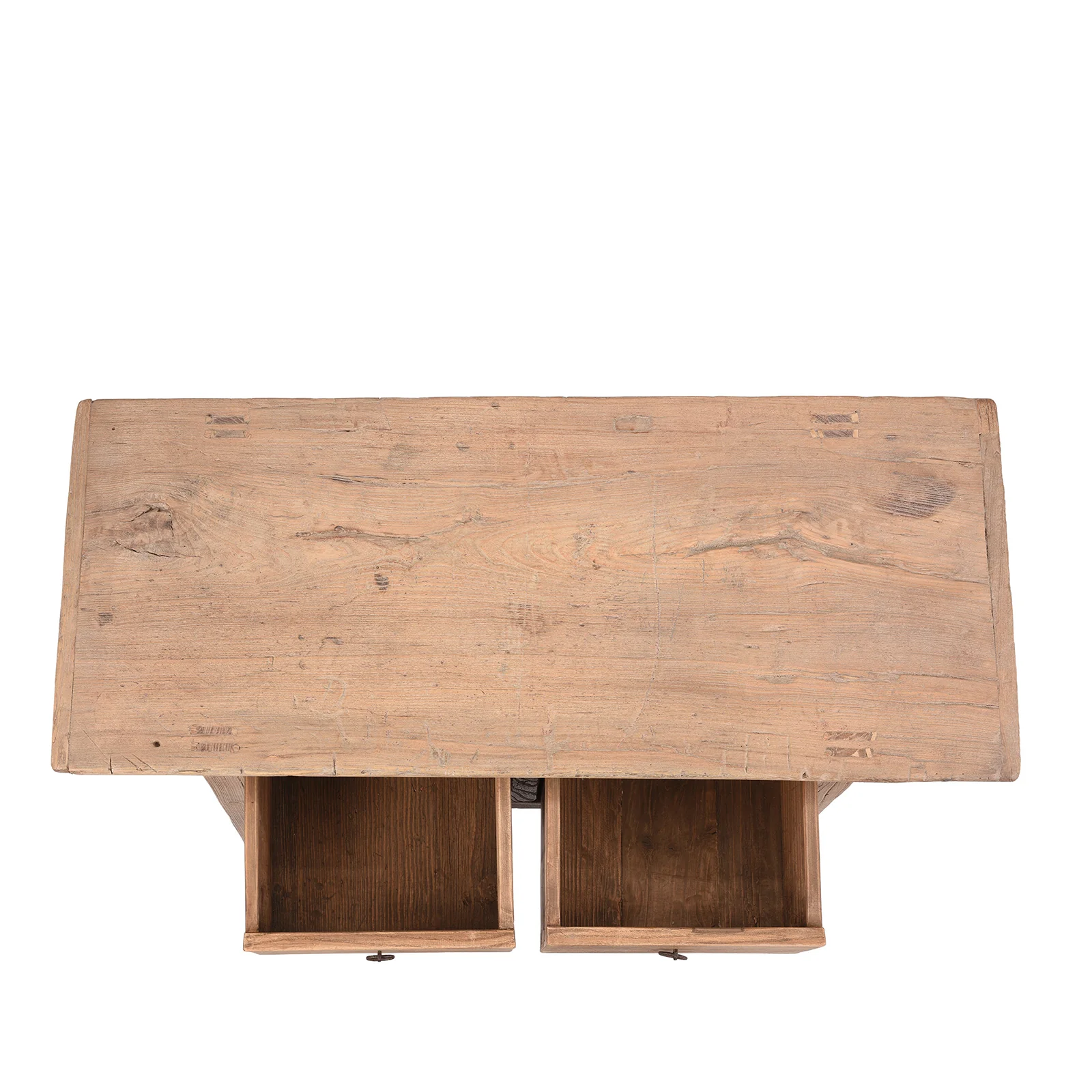 Two Drawer Chinese Farmhouse Console Table  - 19th Century - Image 3
