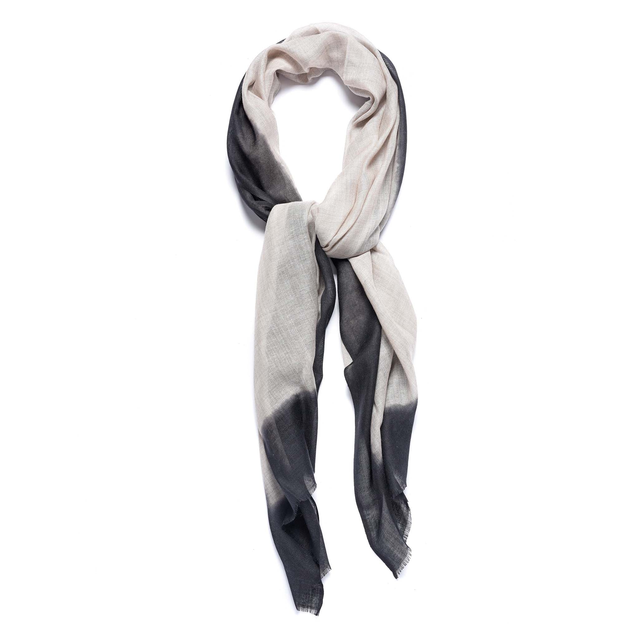 Fine Wool and Silk Scarf - Various Colours - Image 2