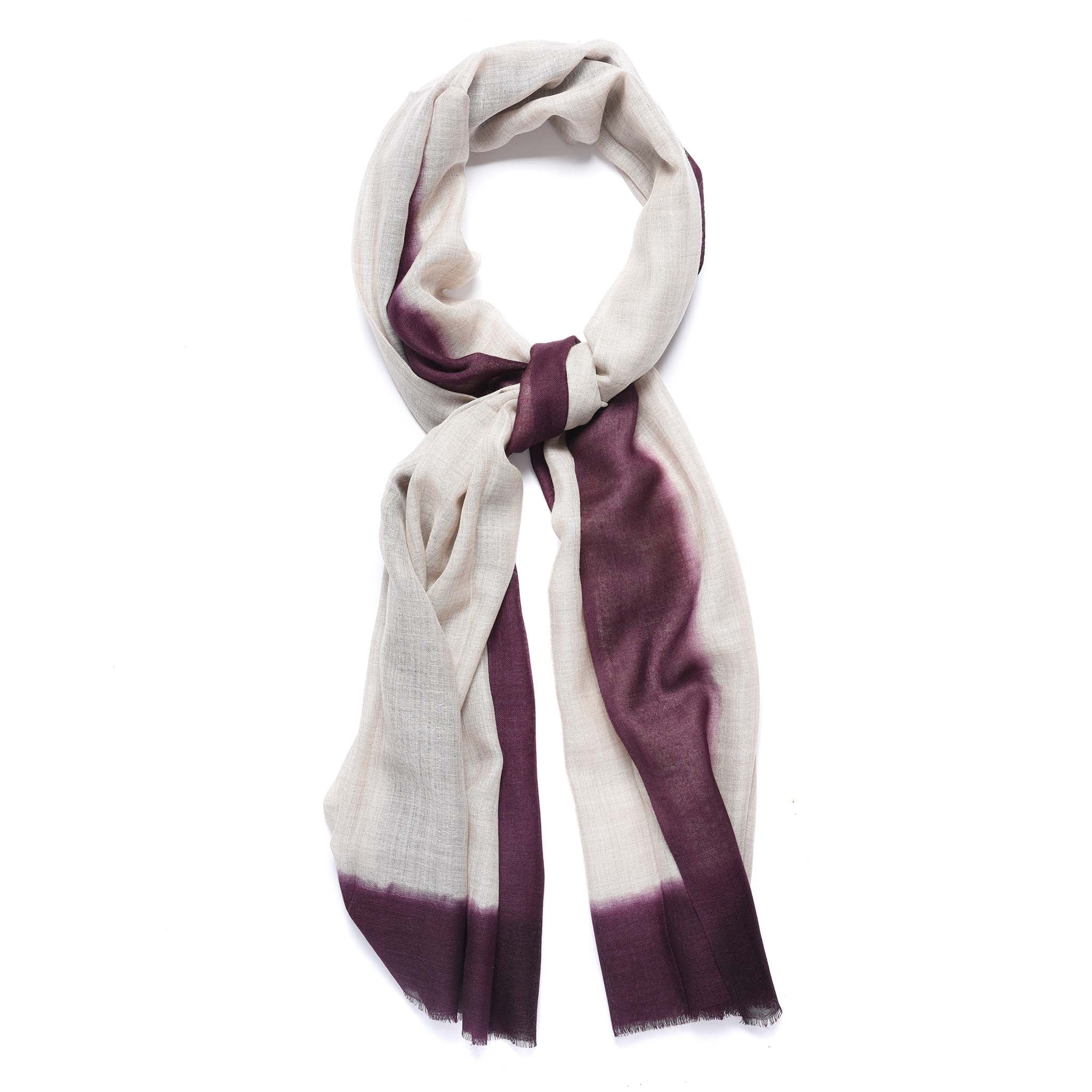 Fine Wool and Silk Scarf - Various Colours - Image 6