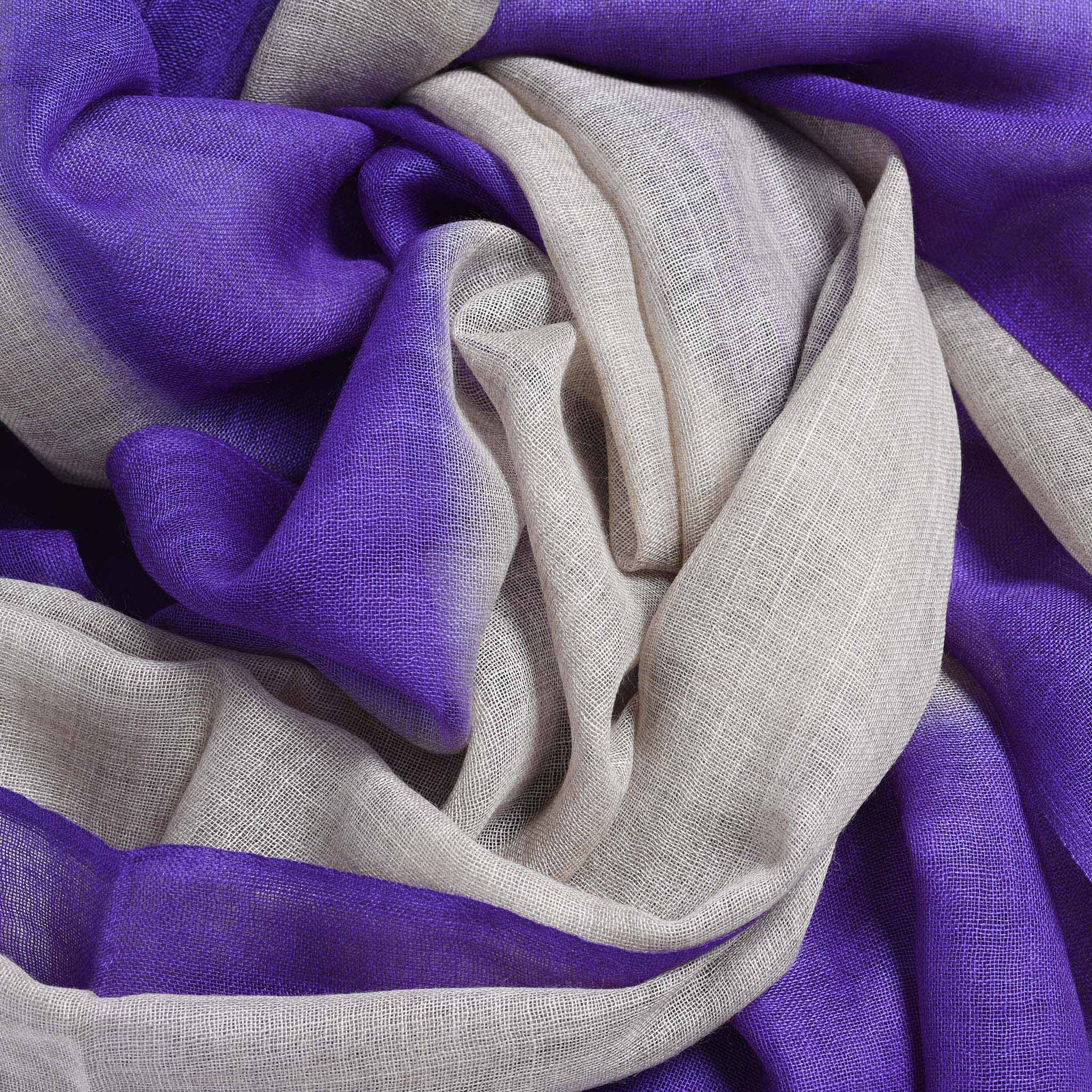 Fine Wool and Silk Scarf - Various Colours - Image 8