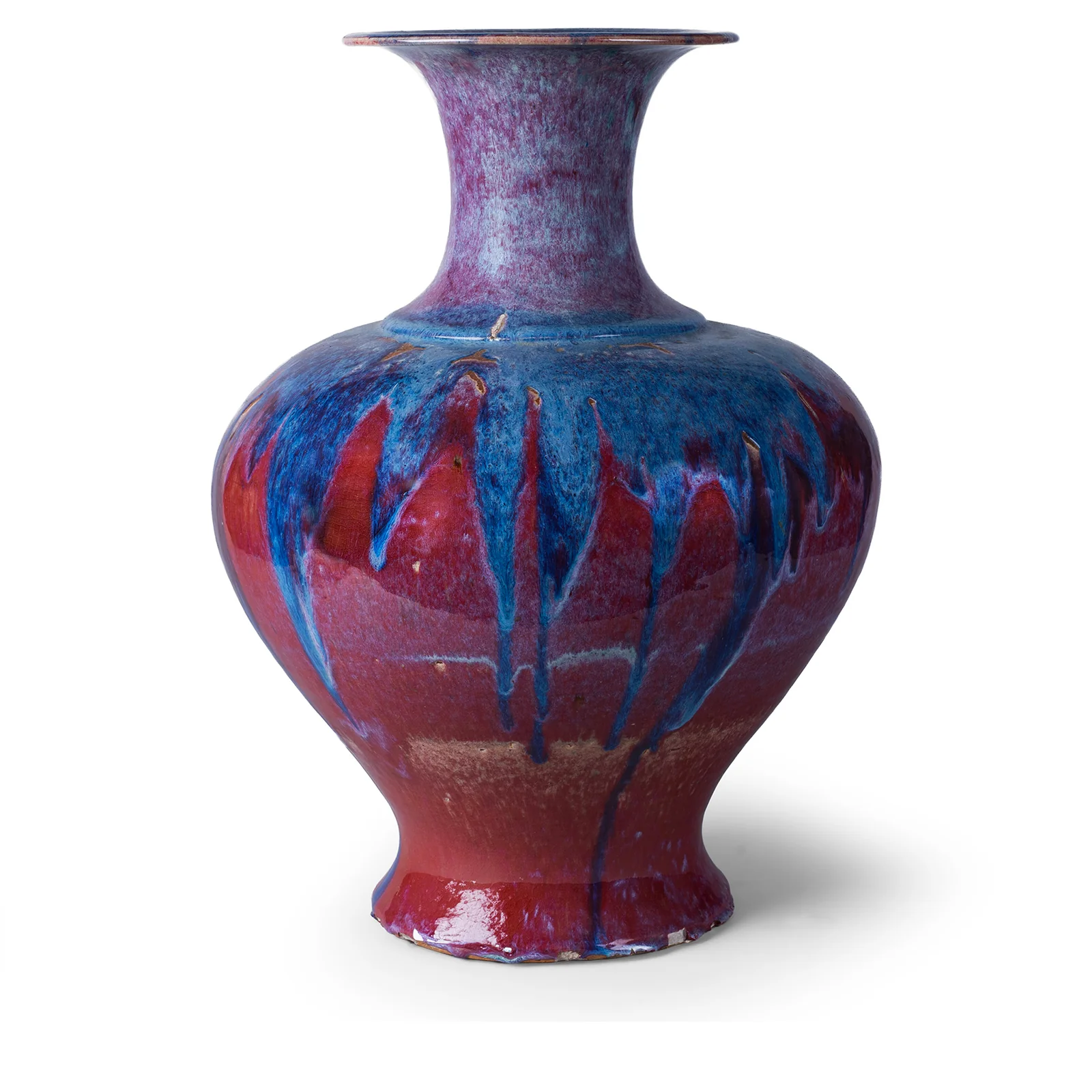 Flambe Baluster Vase - Late Qing (Ca 1890) - Image 3