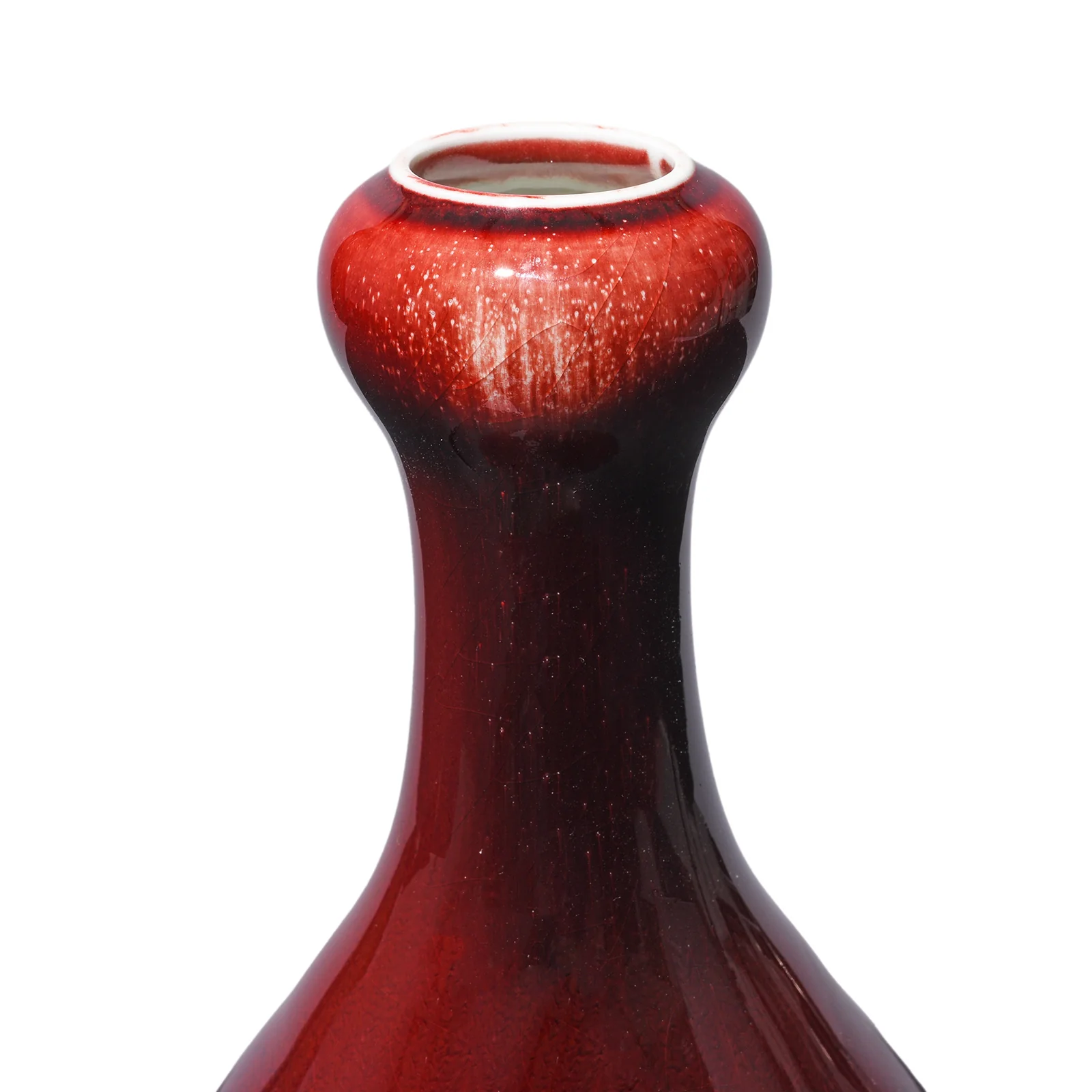 Flambe Glaze Porcelain Garlic Mouth Vase - Image 5
