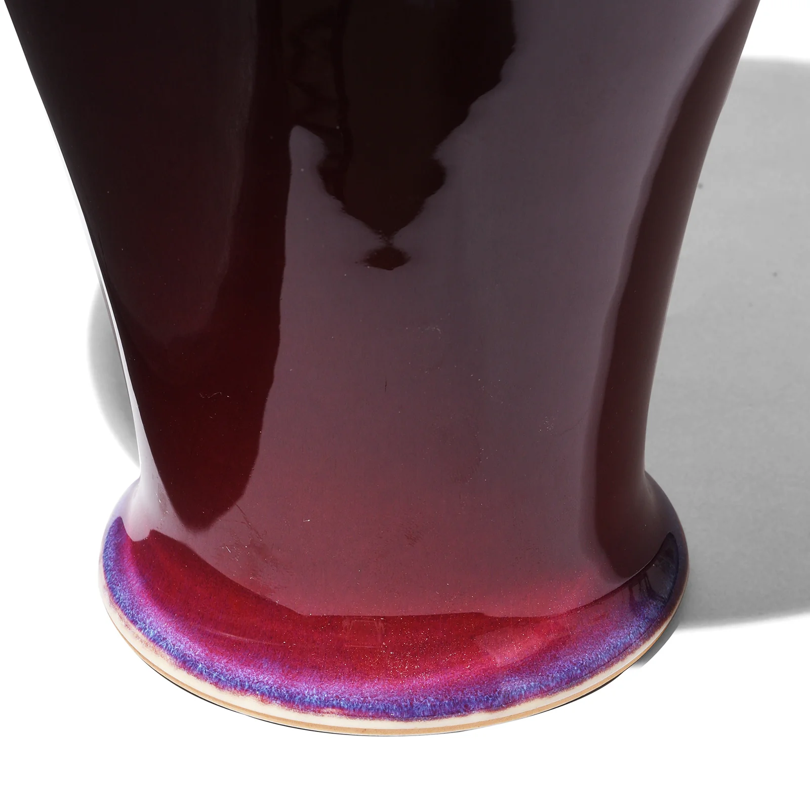 Sang De Boeuf Porcelain Meiping Vase - Image 3