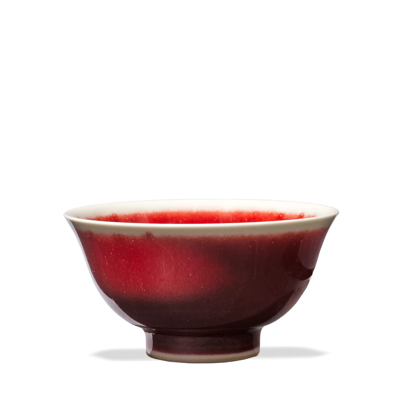 Flambe Glaze Porcelain Tea Bowl - Image 2