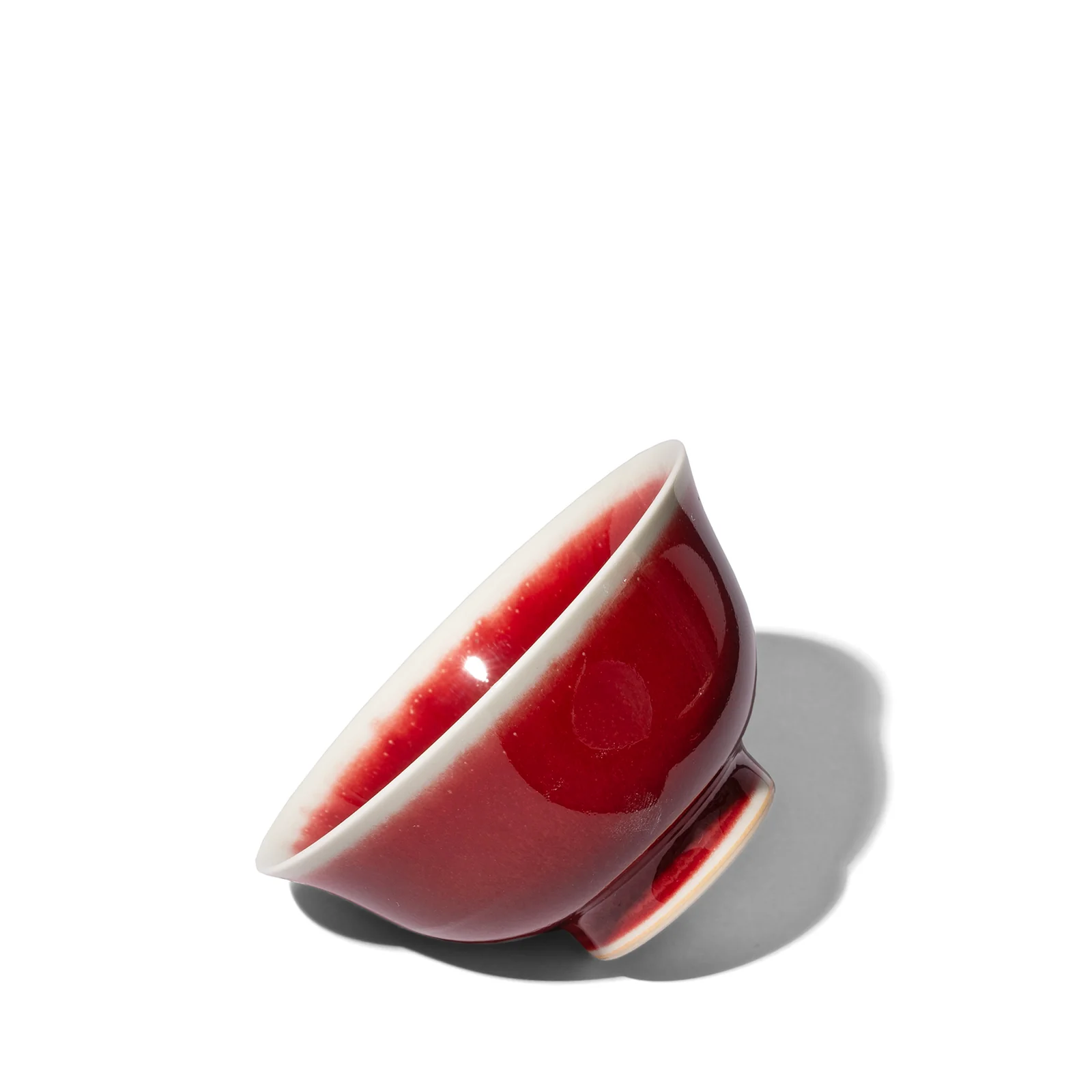 Flambe Glaze Porcelain Tea Bowl - Image 4