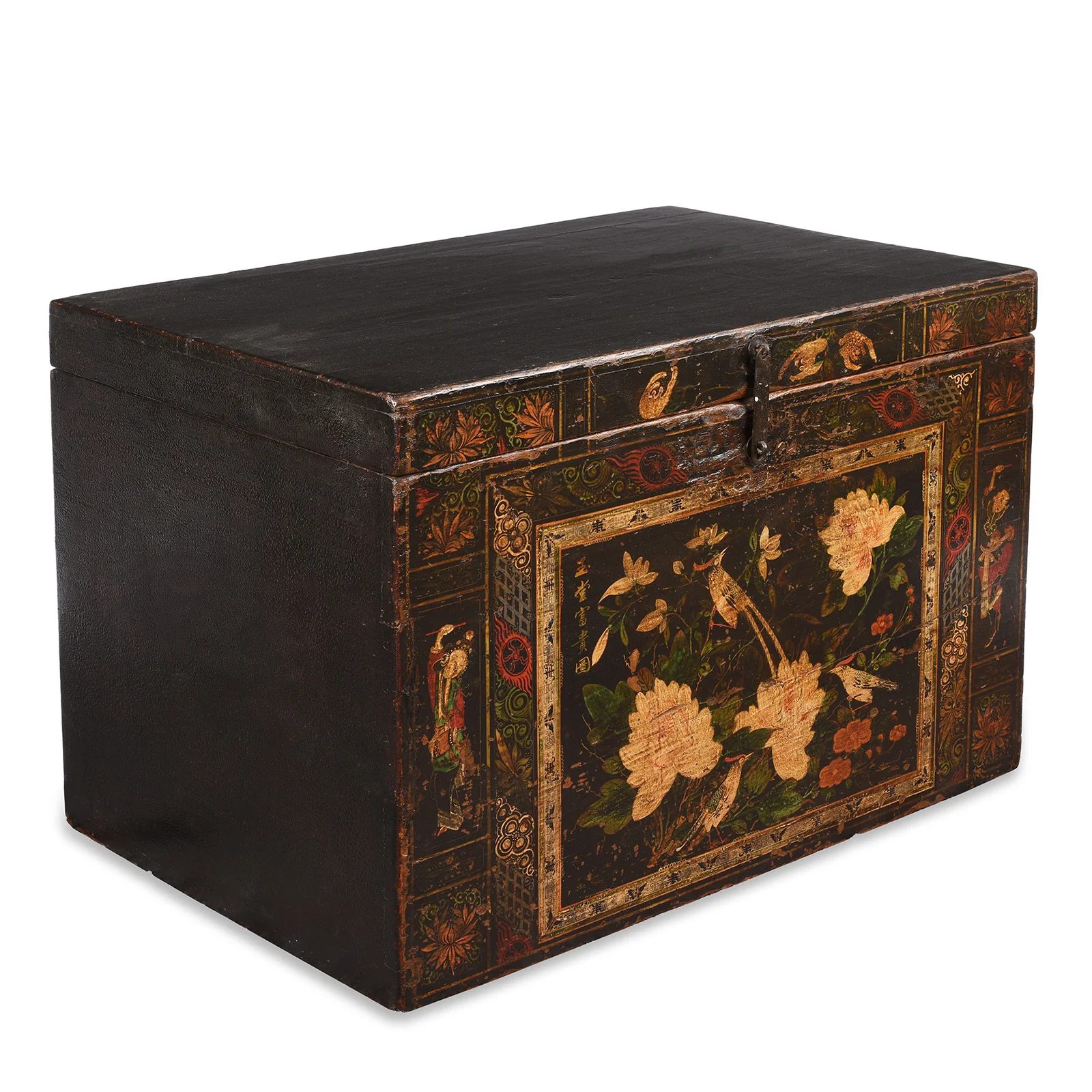 Painted Opera Chest From Shanxi - 19th Century - Image 3