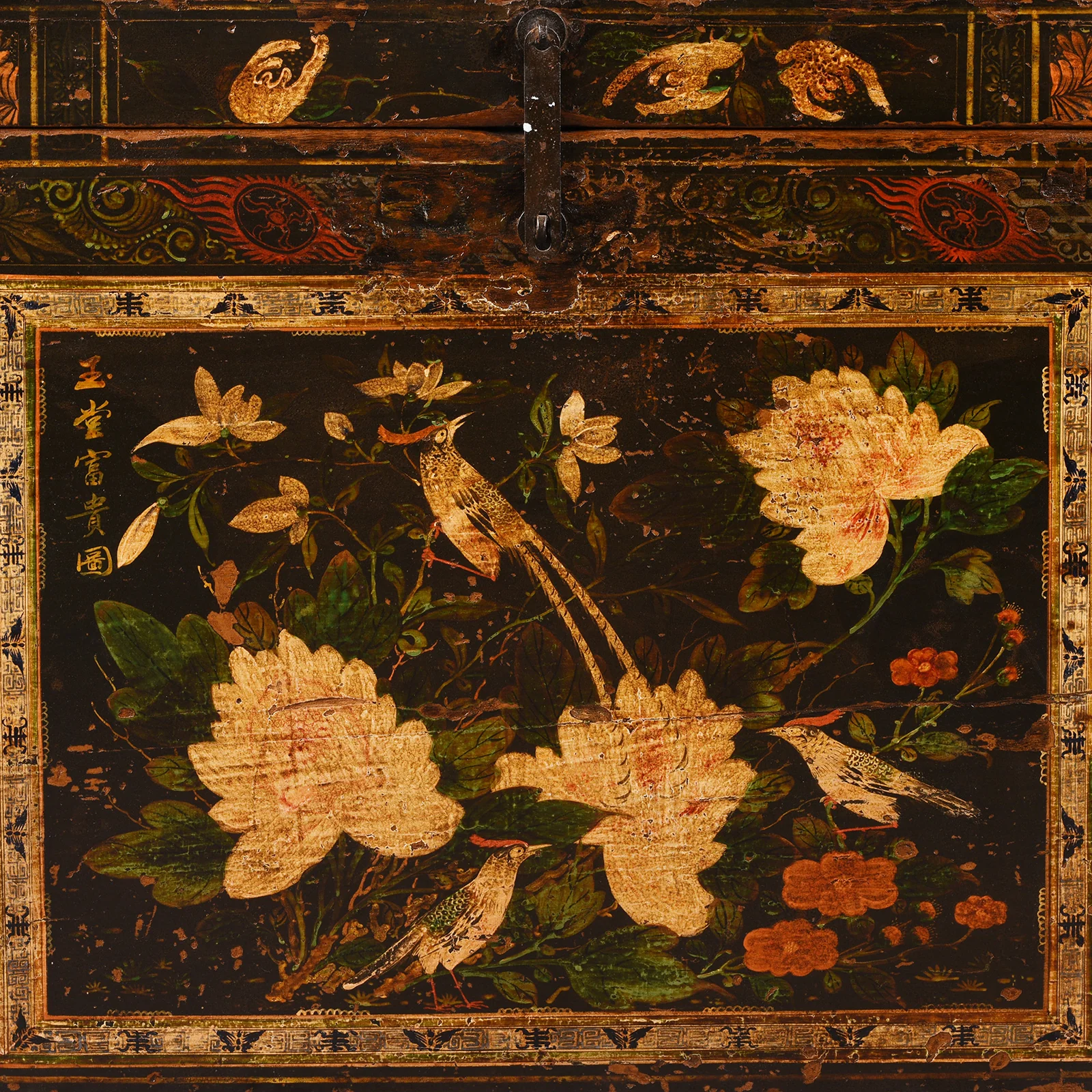 Painted Opera Chest From Shanxi - 19th Century - Image 4
