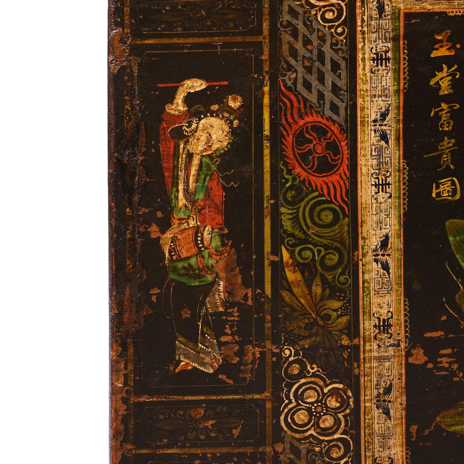 Painted Opera Chest From Shanxi - 19th Century - Image 6