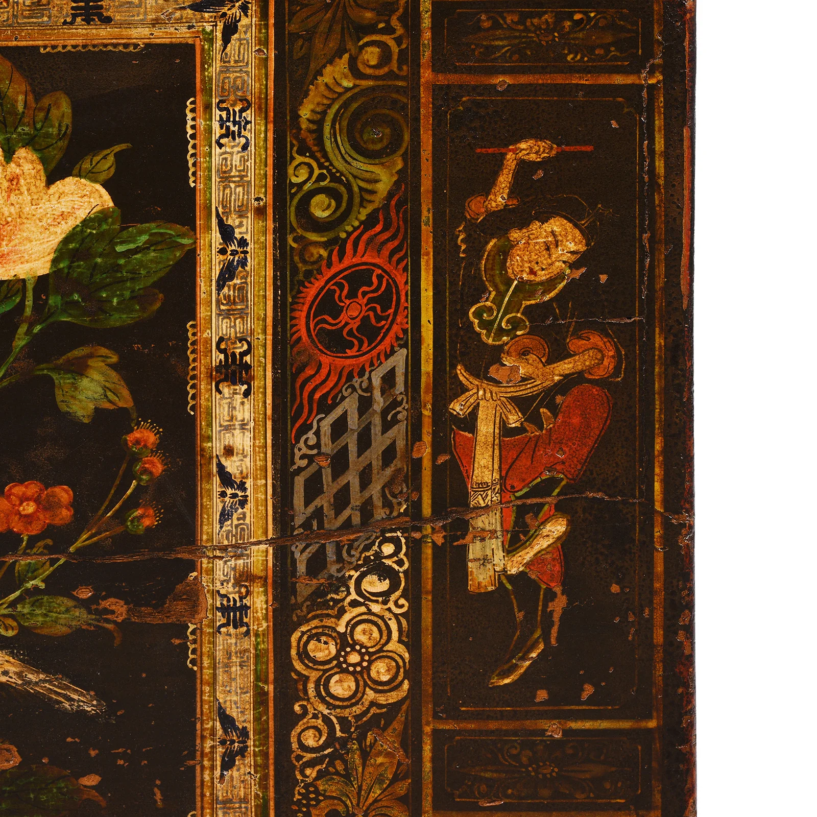 Painted Opera Chest From Shanxi - 19th Century - Image 7