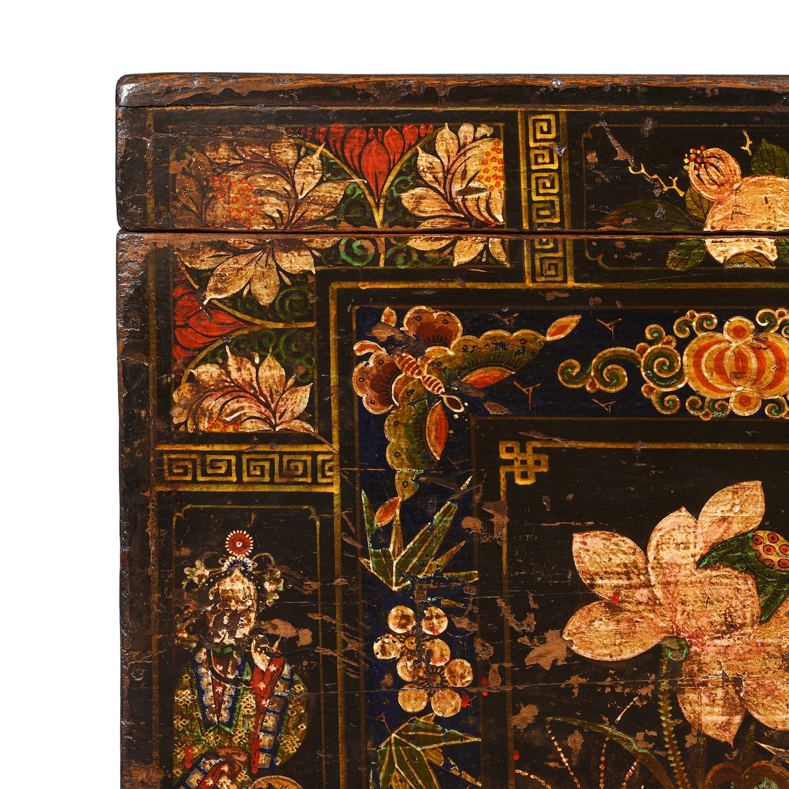 Painted Opera Chest From Shanxi - 19thC - Image 3
